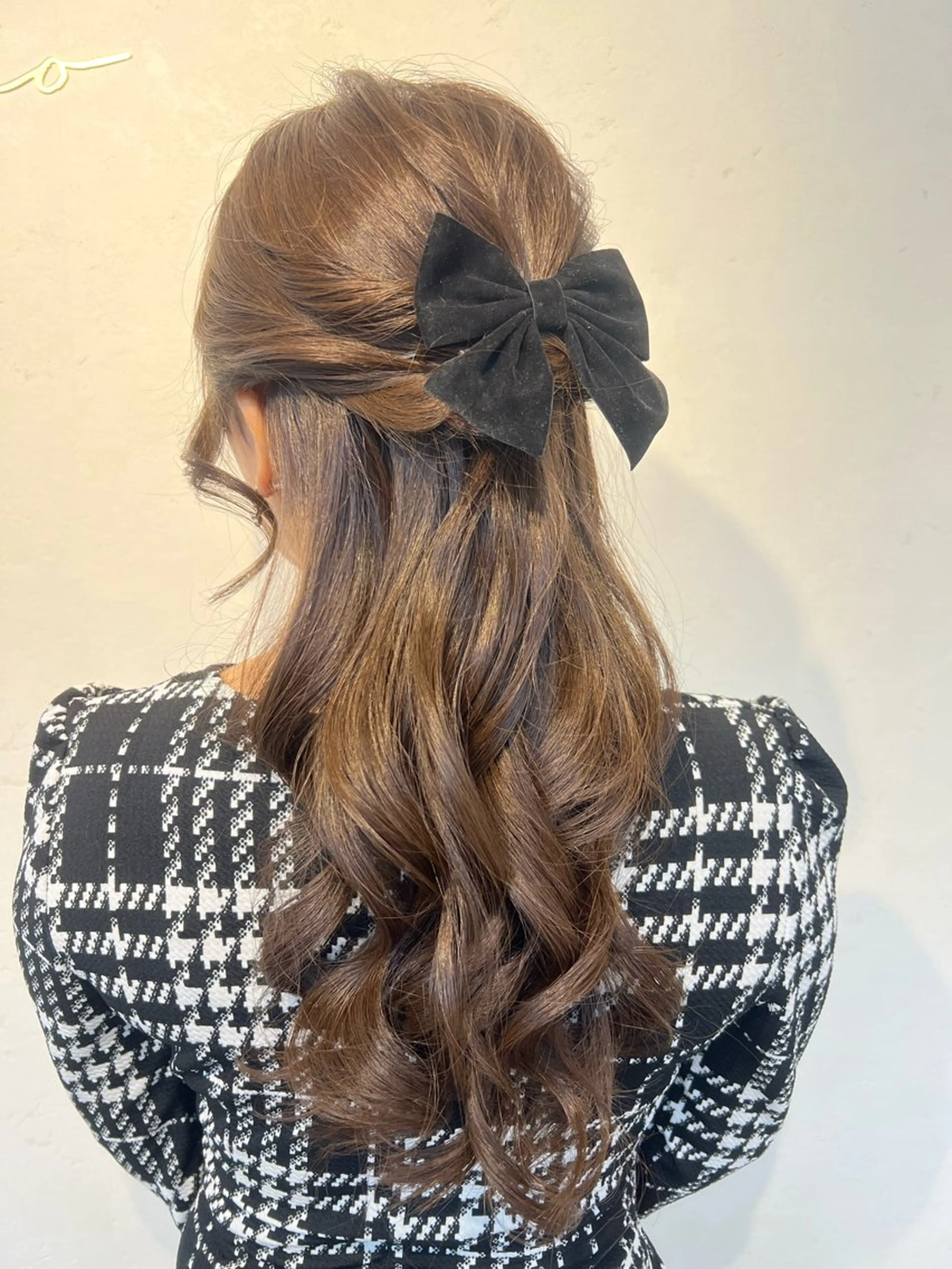 ヘアアレンジ ハーフアップ ヘアセット 大人可愛いヘアメイク 💋🧚‍♀️しずかのヘアスタイル