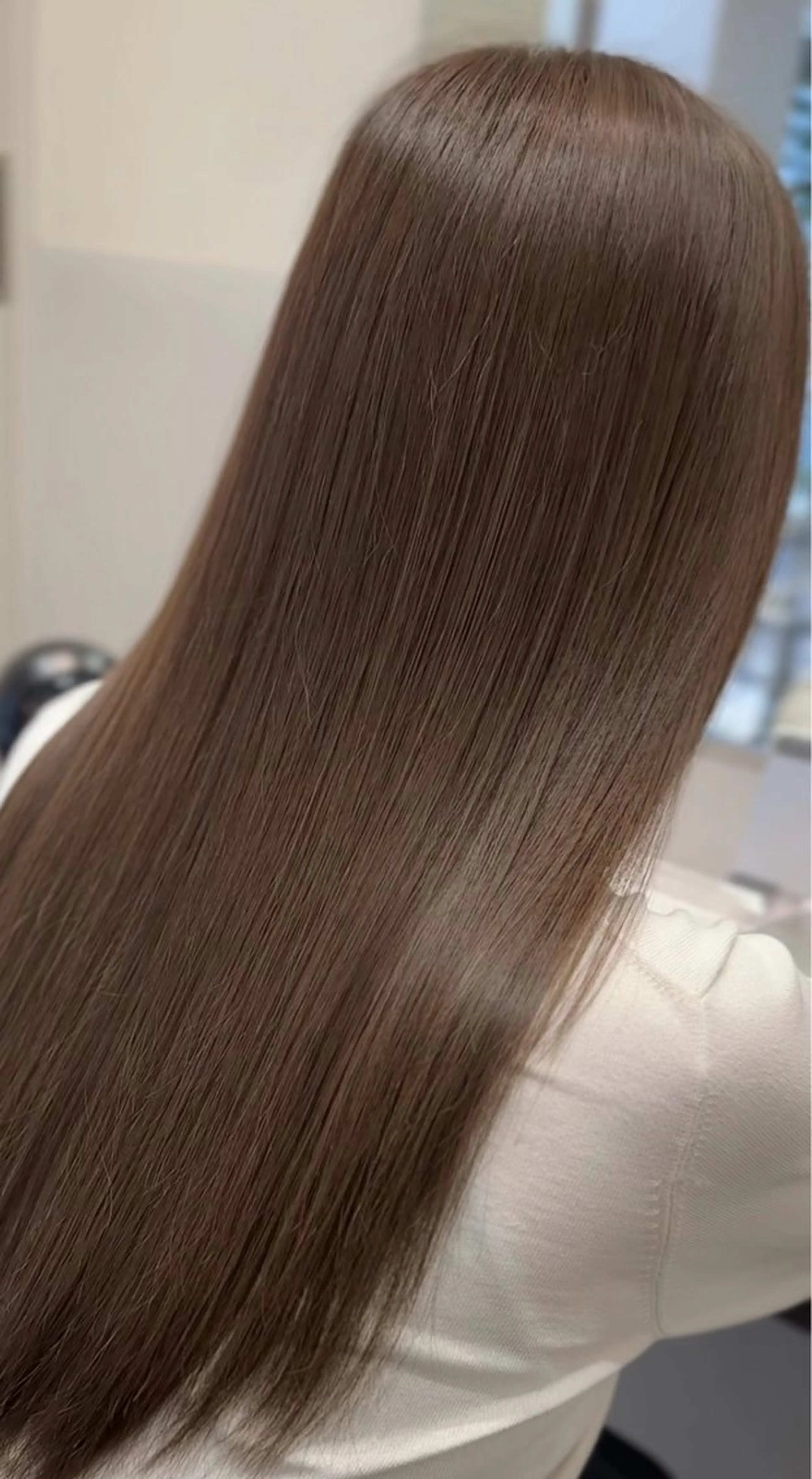 ロング 髪質改善 カット 縮毛矯正 IVE所属・透け感カラー 髪質改善🫧Annaのヘアスタイル