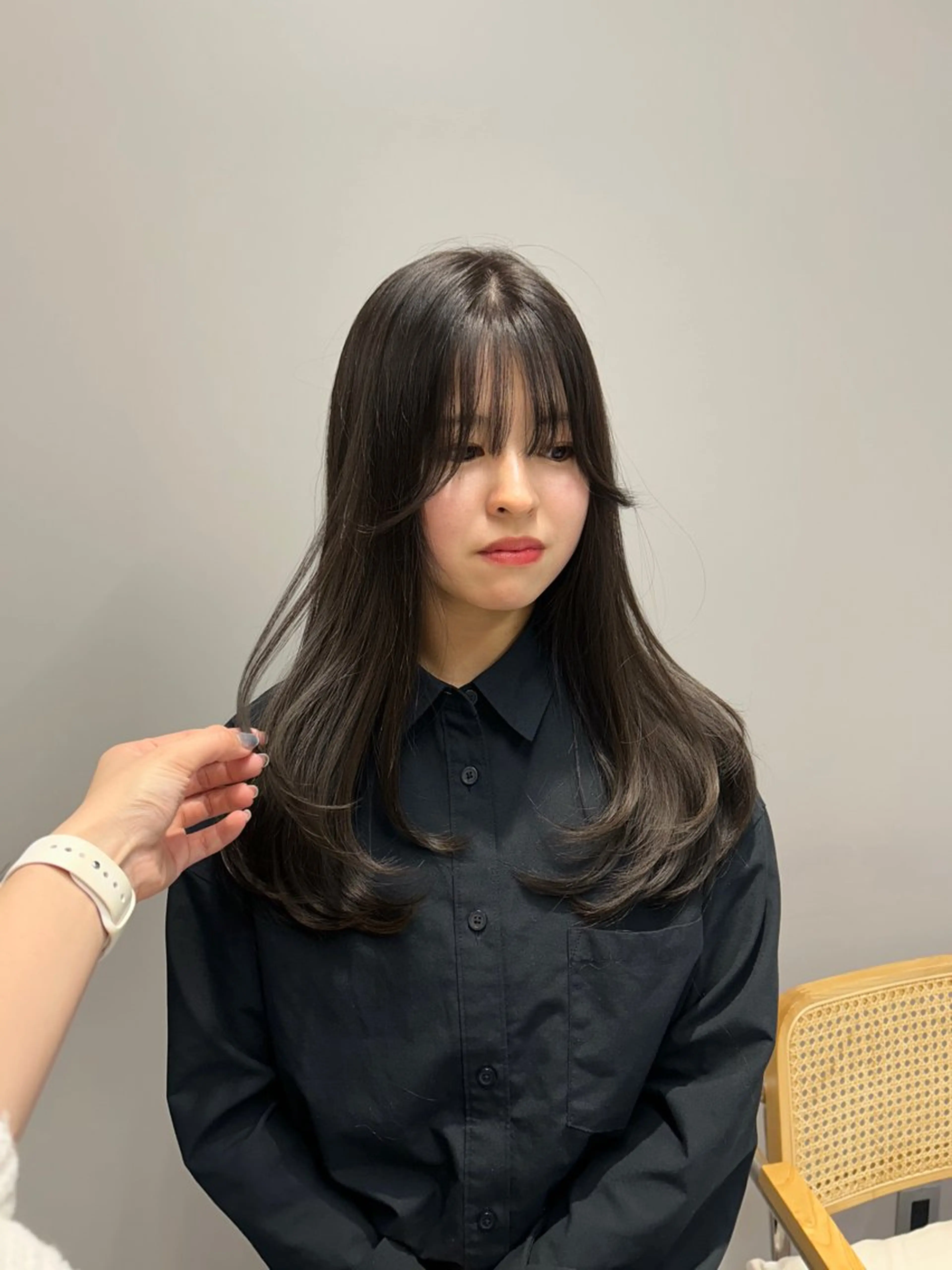 ロング 🫧韓国風レイヤー カット強化‼️りりかのヘアスタイル