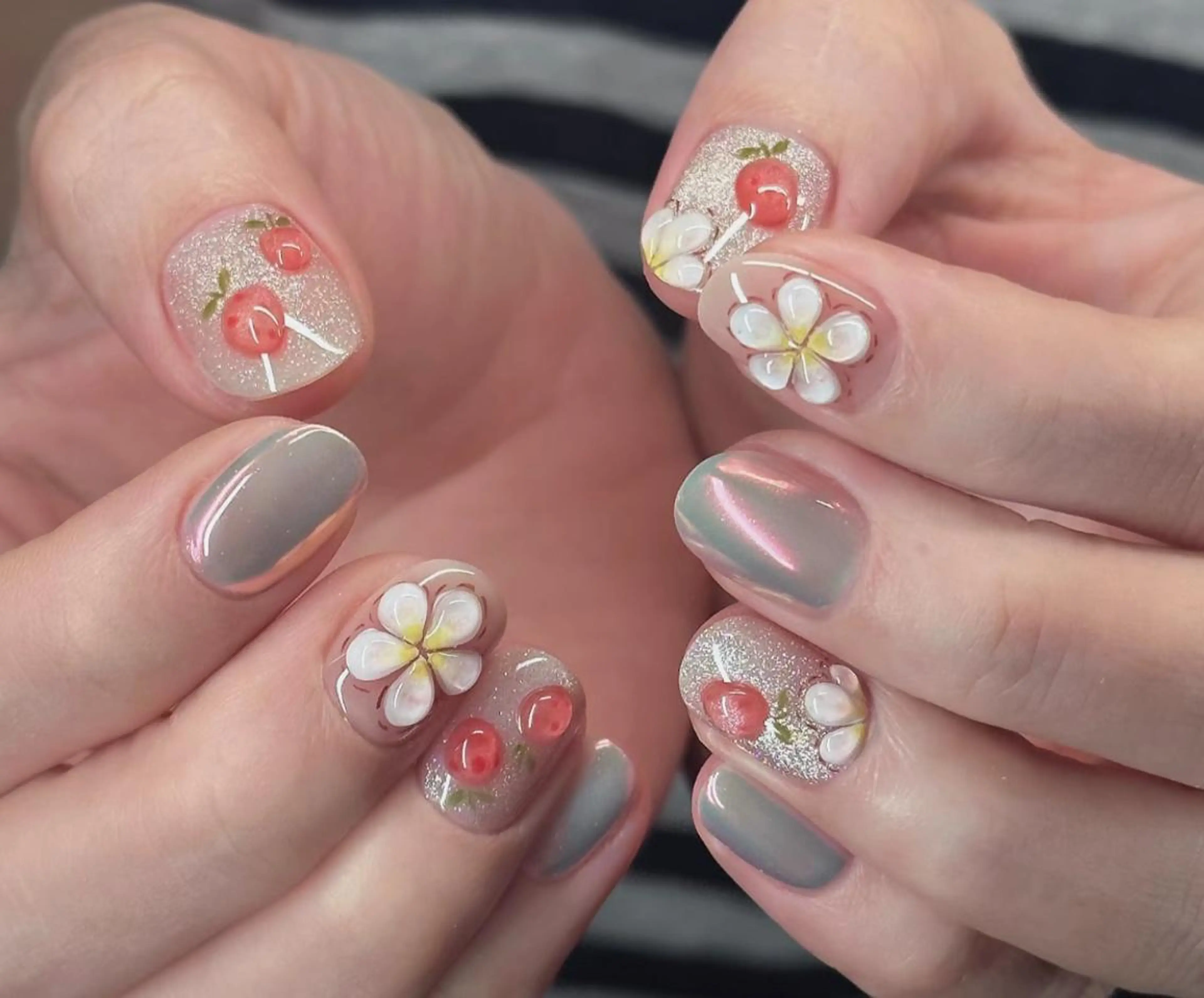 ネイル ハンドネイル By moonネイル 🌷ワンホン/韓国風のネイルデザイン