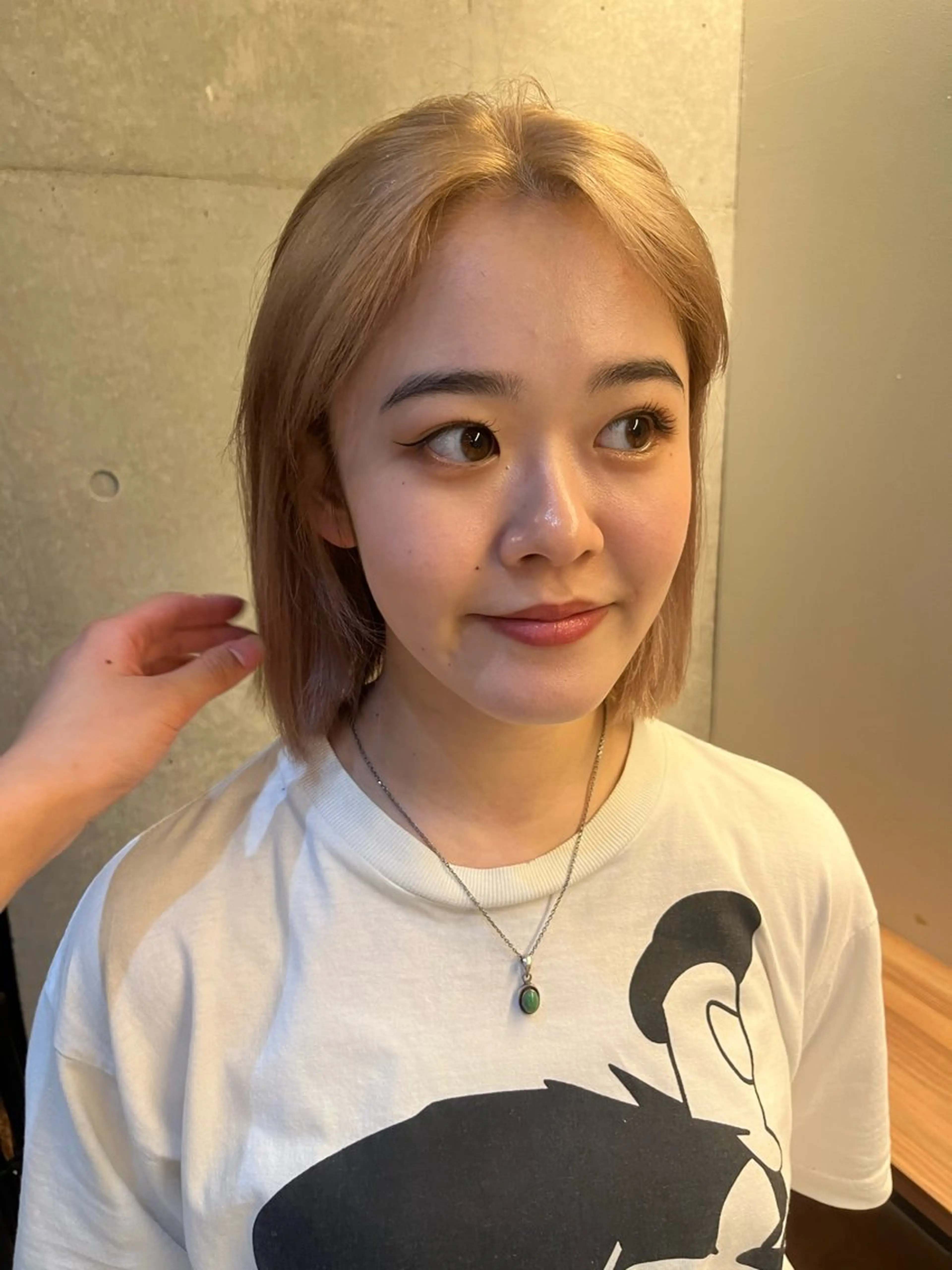 ミディアム ヘアカラー レイヤーカット/ウル フ　chinatsuのヘアスタイル