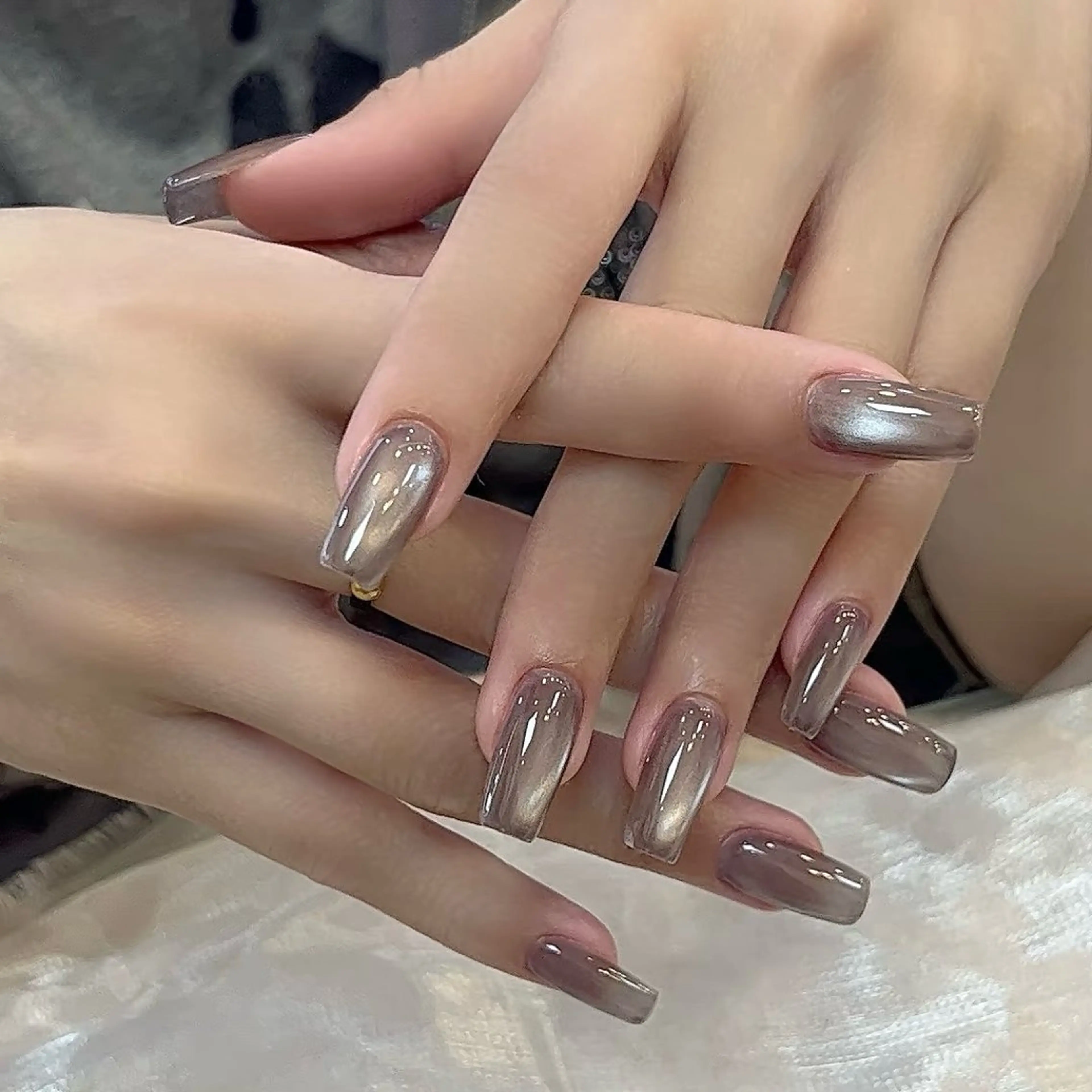 ネイル ATULA Nail 💅チップ長さだしのネイルデザイン