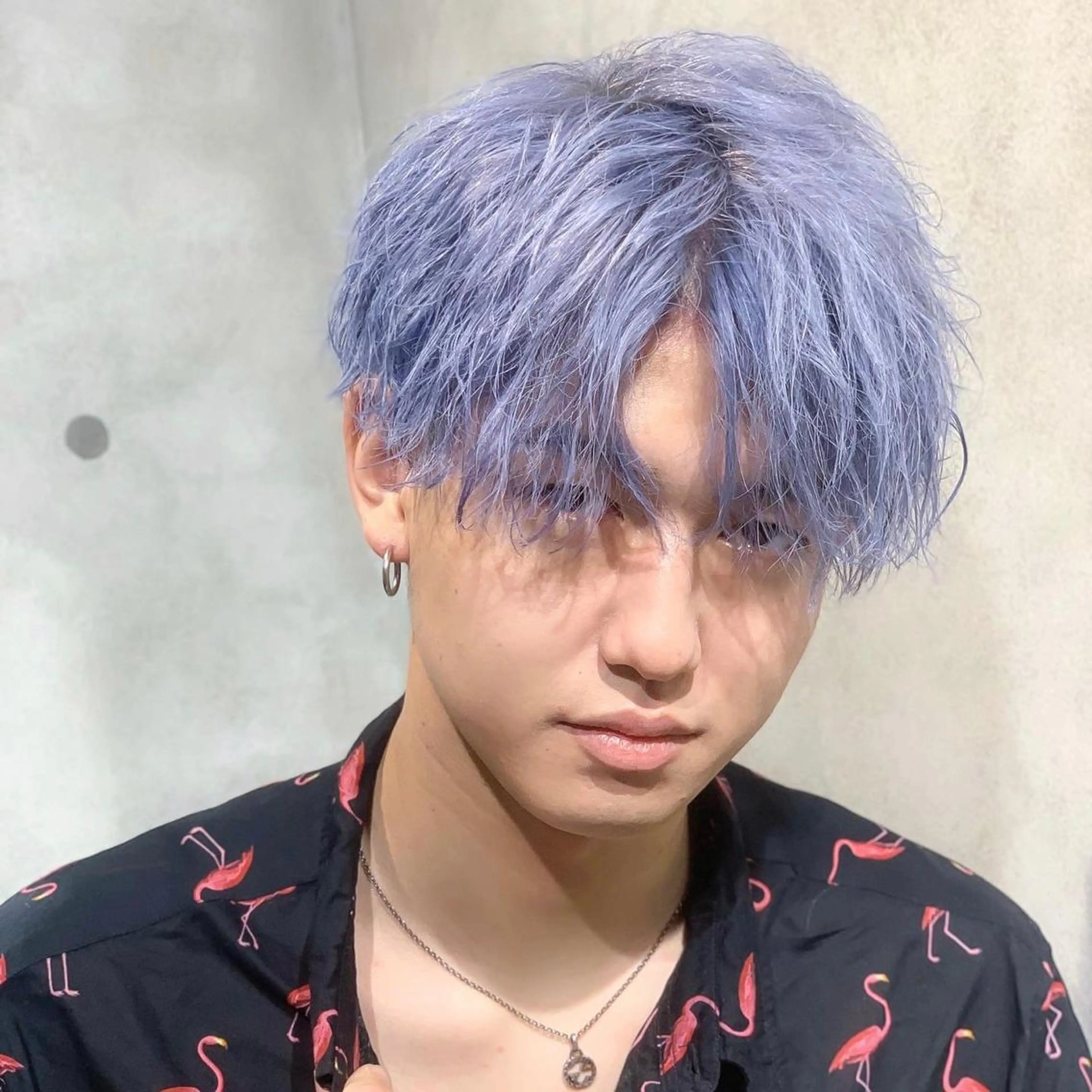 ショート カラー パーマ メンズ ラベンダーカラー カット ヘアカラー トリートメント 🔥メンズ🔥かっこ いいが正義!代表柿崎のヘアスタイル