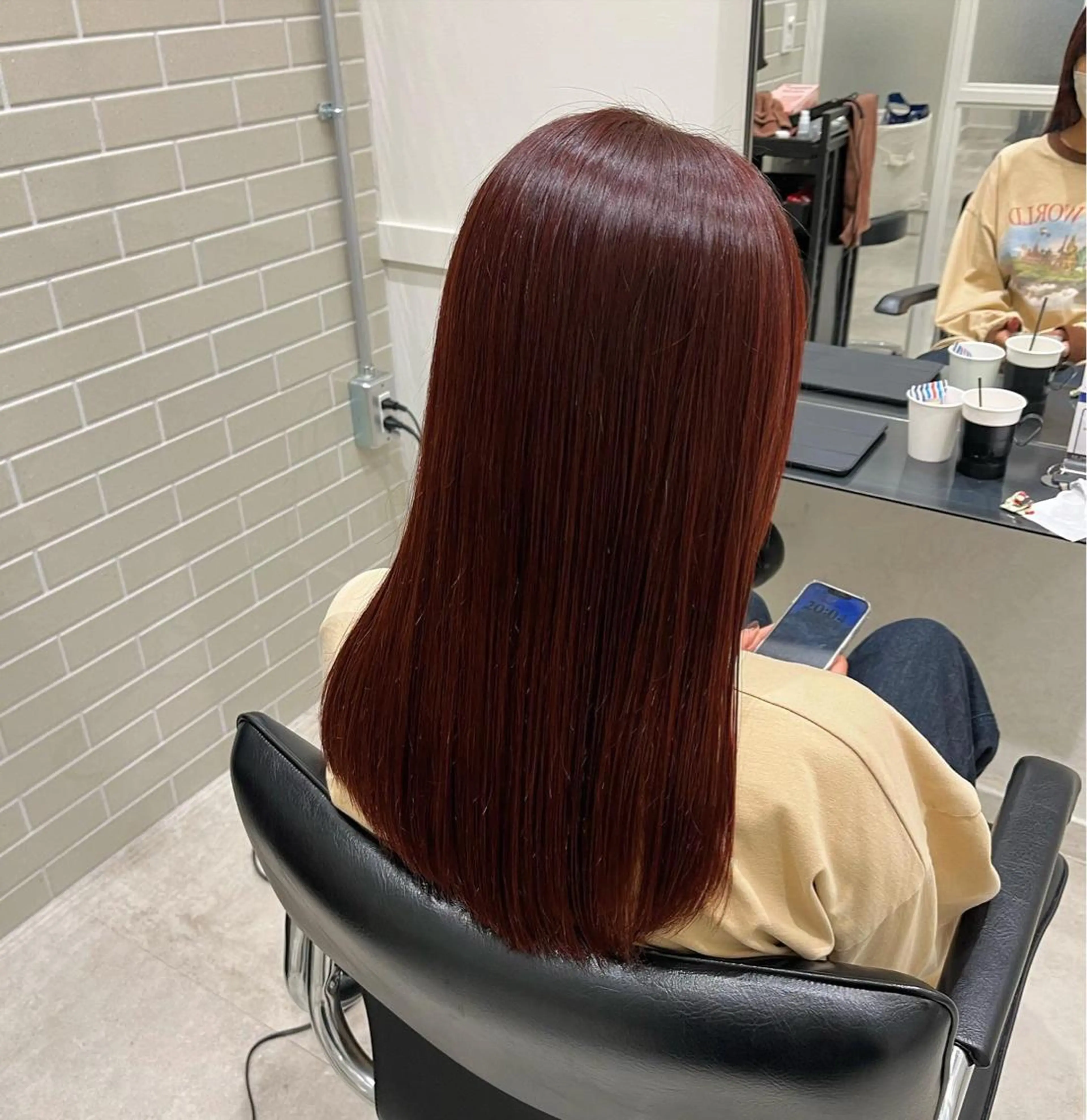 セミロング カラー ブリーチ ブリーチなしカラー GO TODAY SHAiRE SALON 横浜Mare所属・🫧こおりやま なつみ🫧のヘアスタイル