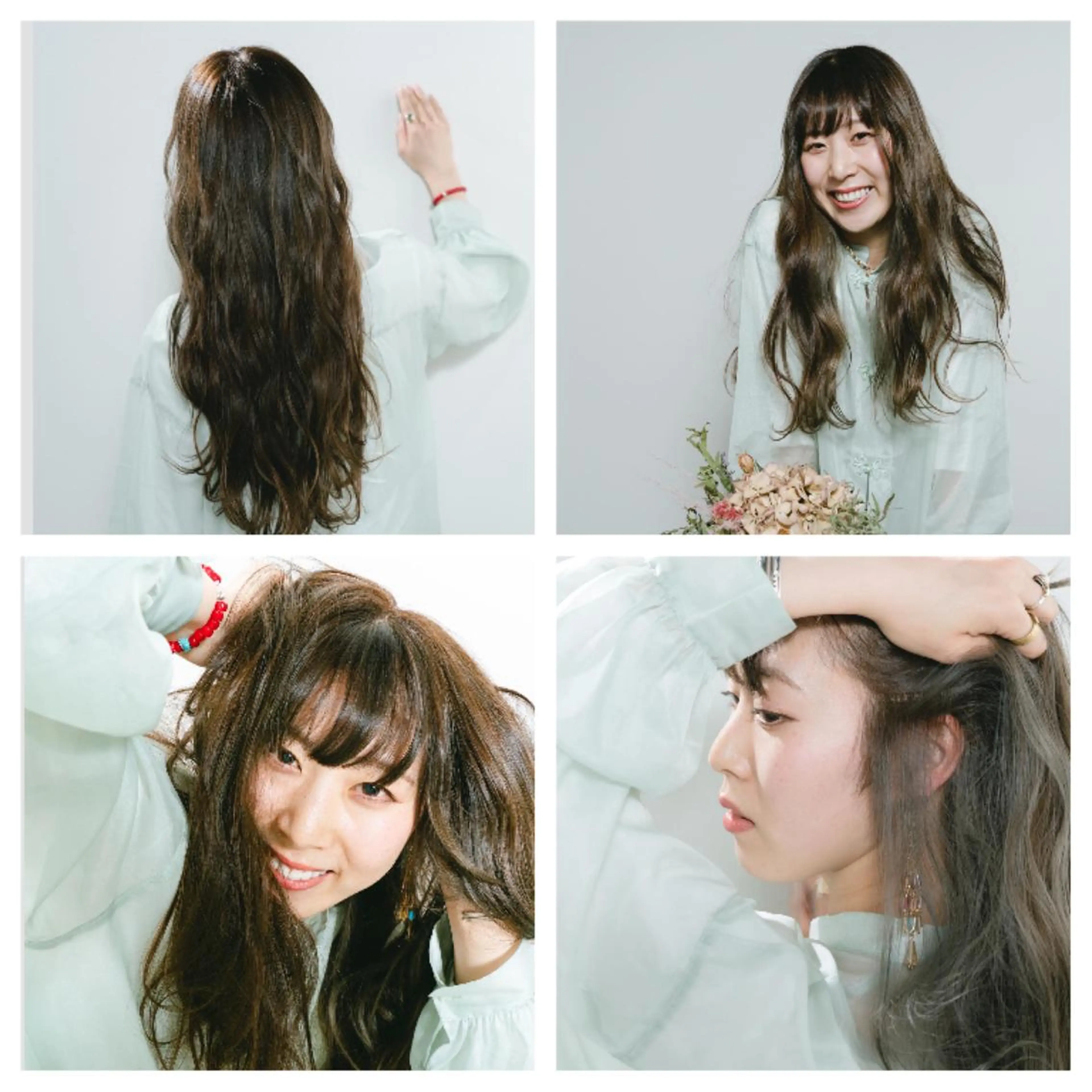 ロング シェアハピ 隼人のヘアスタイル
