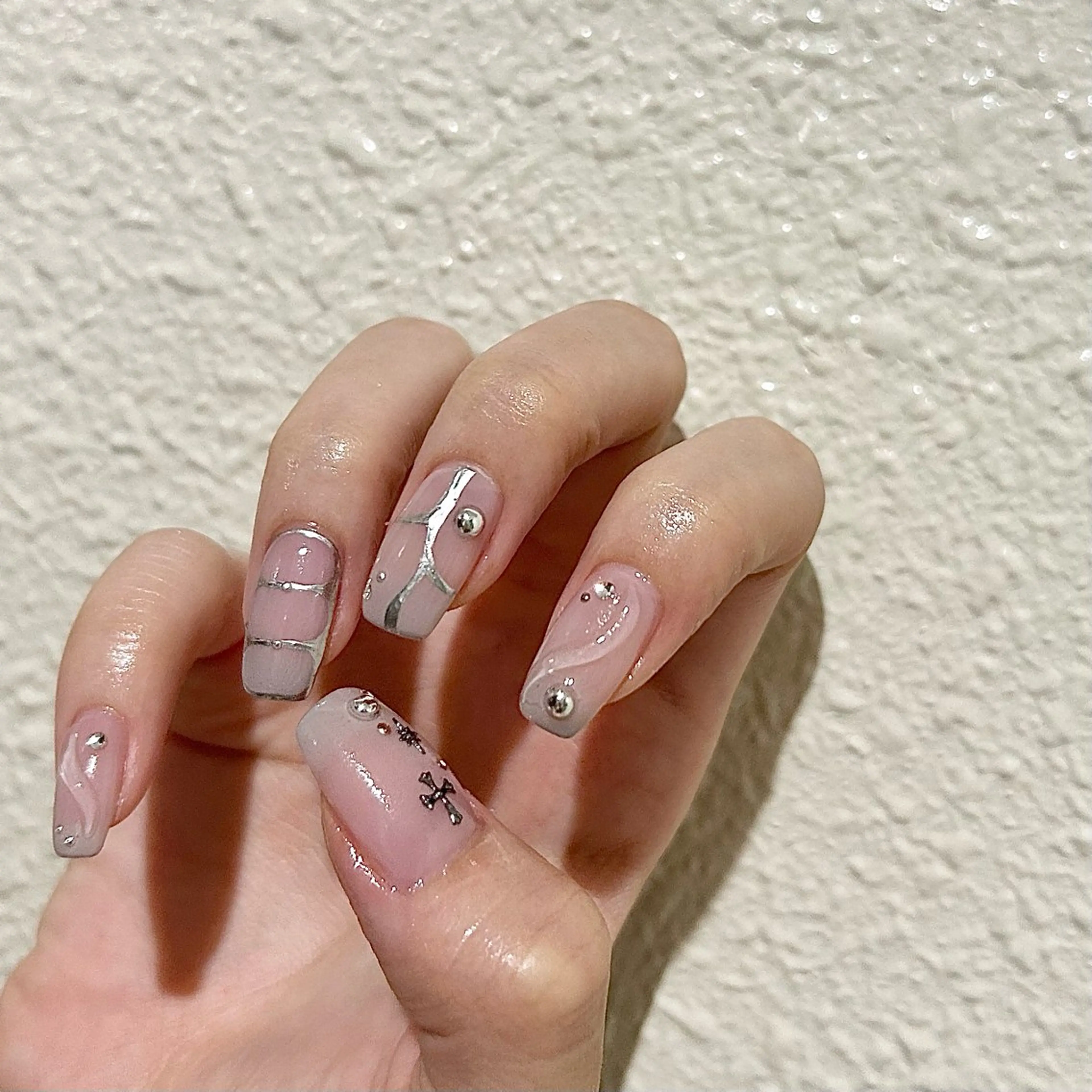 ネイル ハンドネイル ☽ ☾のネイルデザイン