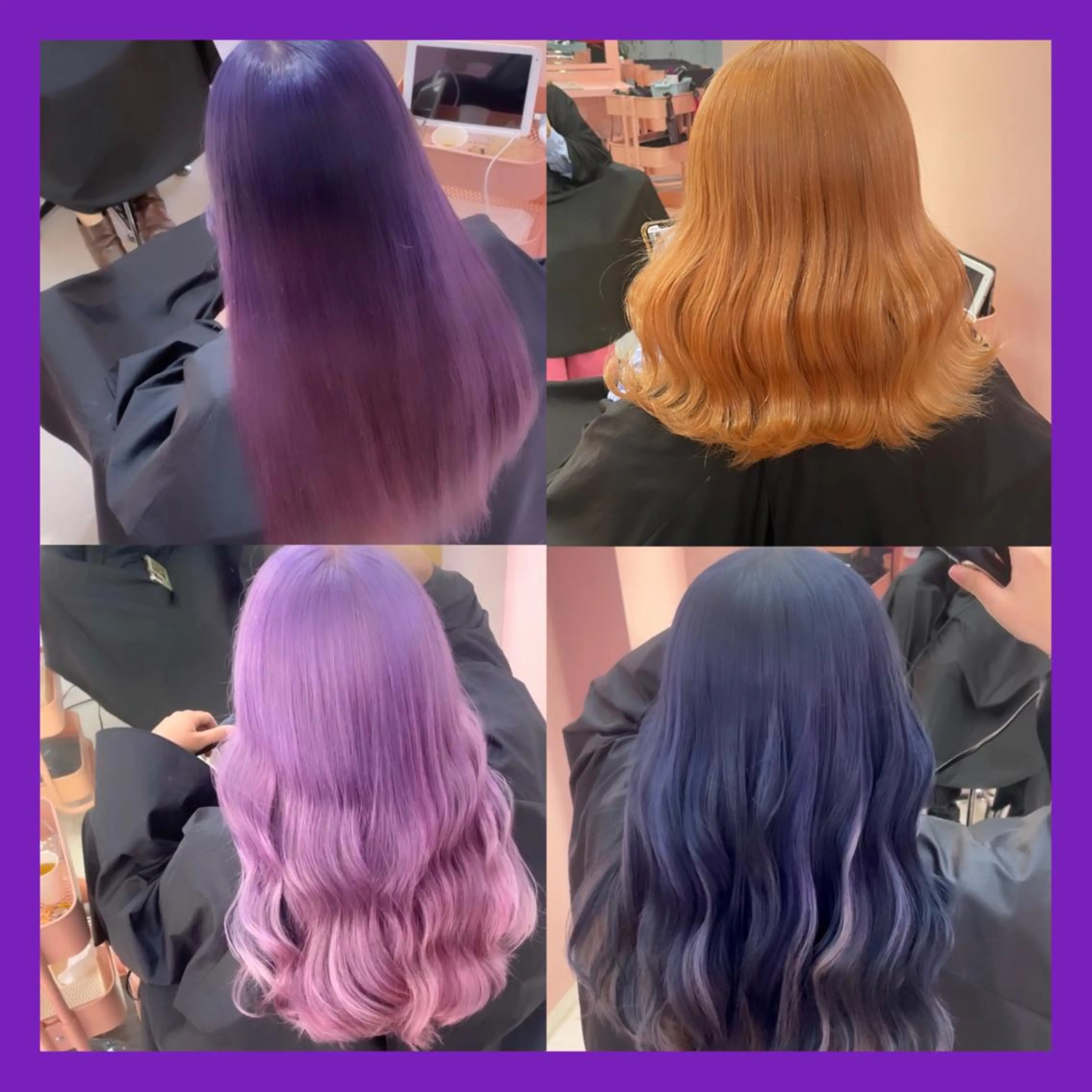 セミロング カラー ヘアカラー トリートメント 🌈ブリーチ特化🌈 MANATOのヘアスタイル