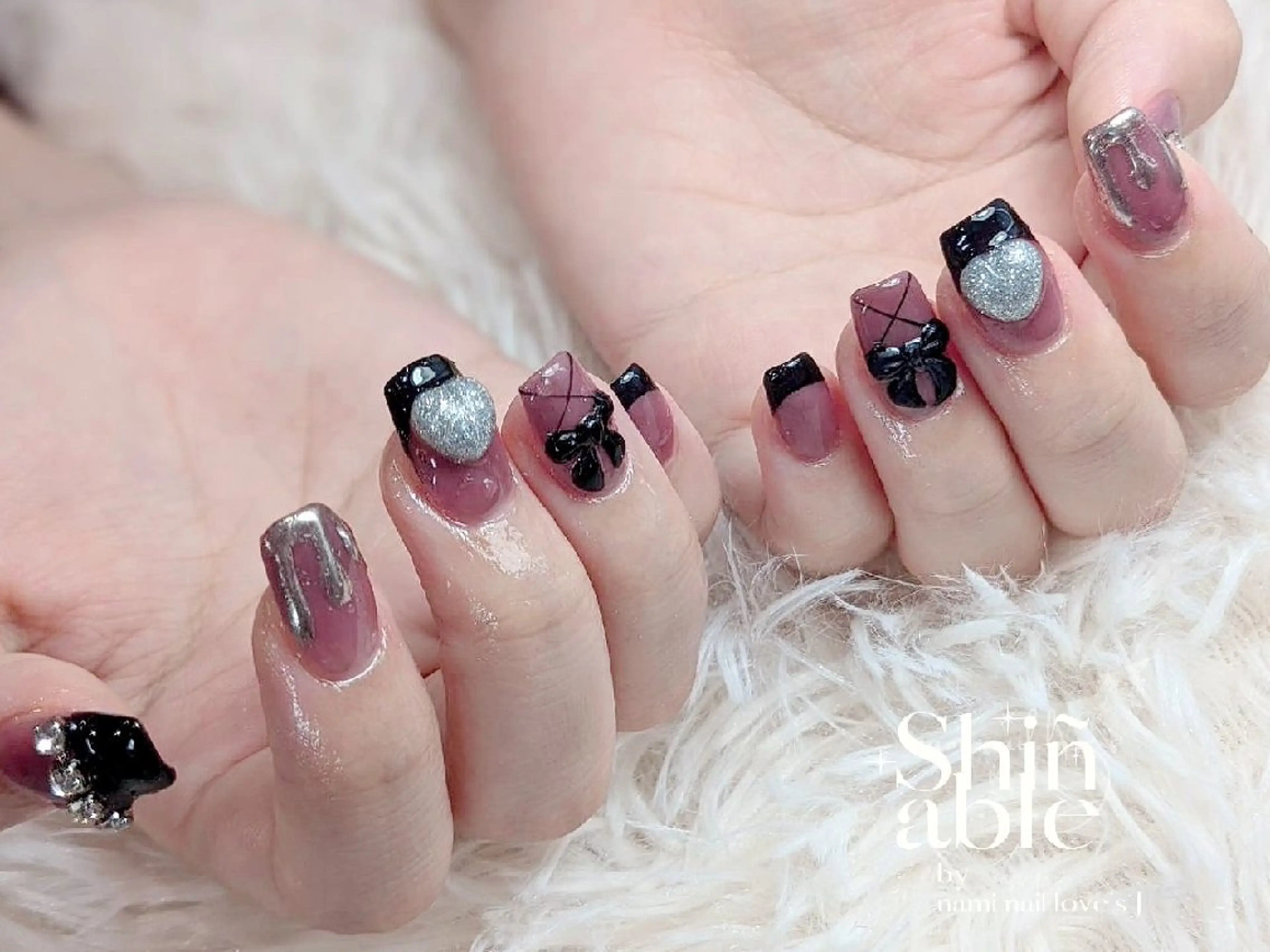 ネイル スカルプネイル 内 奈美のネイルデザイン