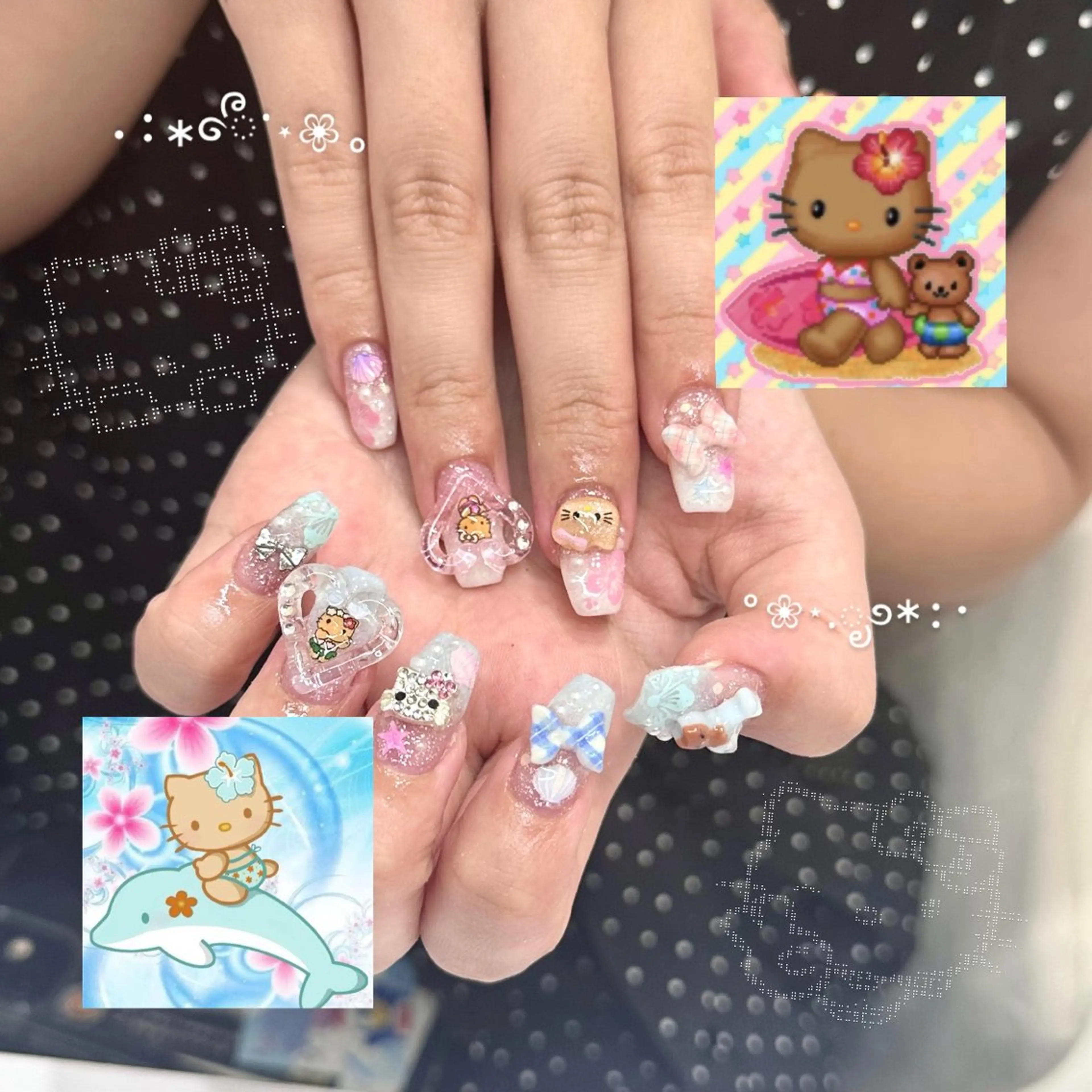 ネイル ハンドネイル 熊井 陽菜のネイルデザイン