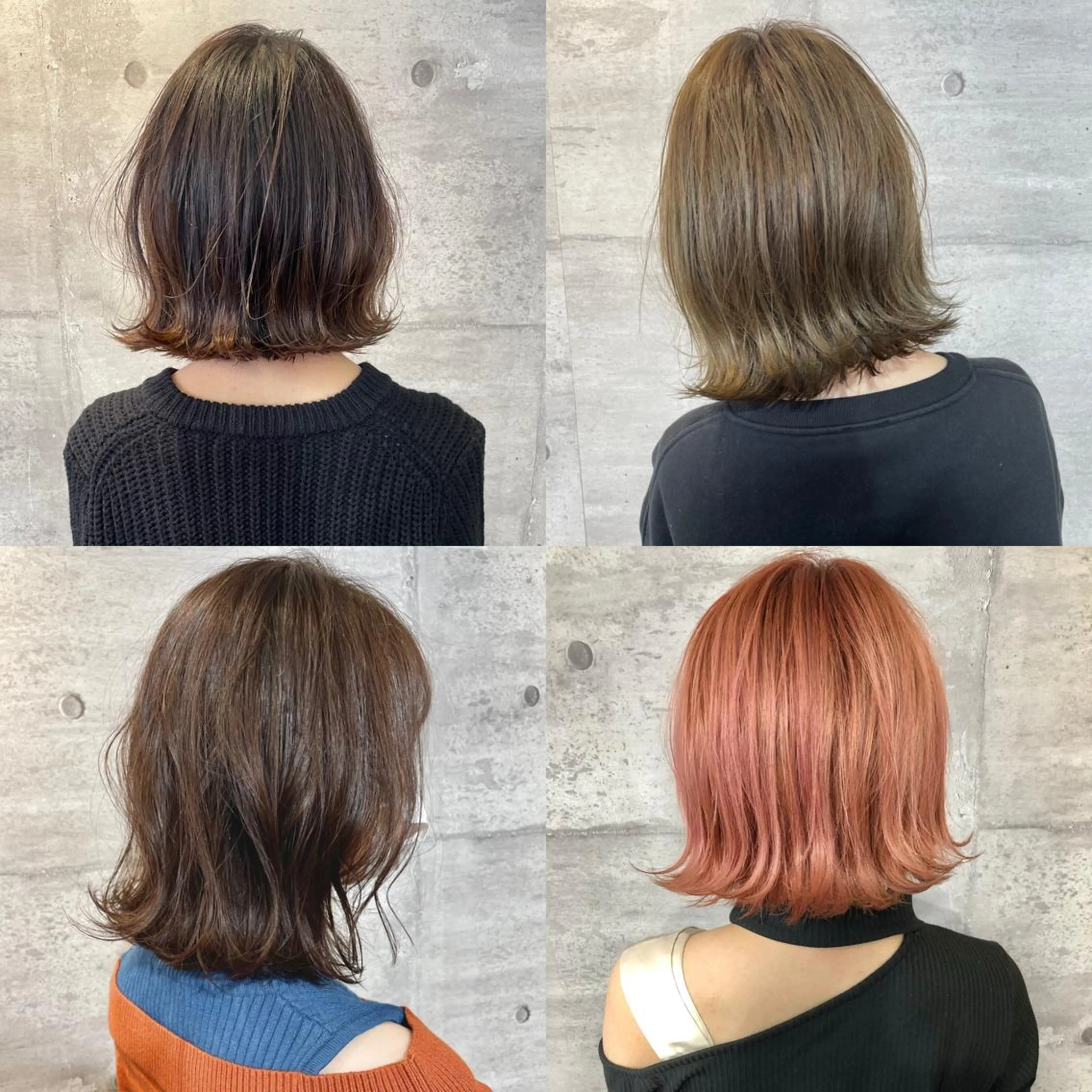 ミディアム カラー アッシュ ハイライトカラー イルミナカラー インナーカラー テラコッタ カット ヘアカラー トリートメント 江上拓郎/ショート /酸性ストレートのヘアスタイル