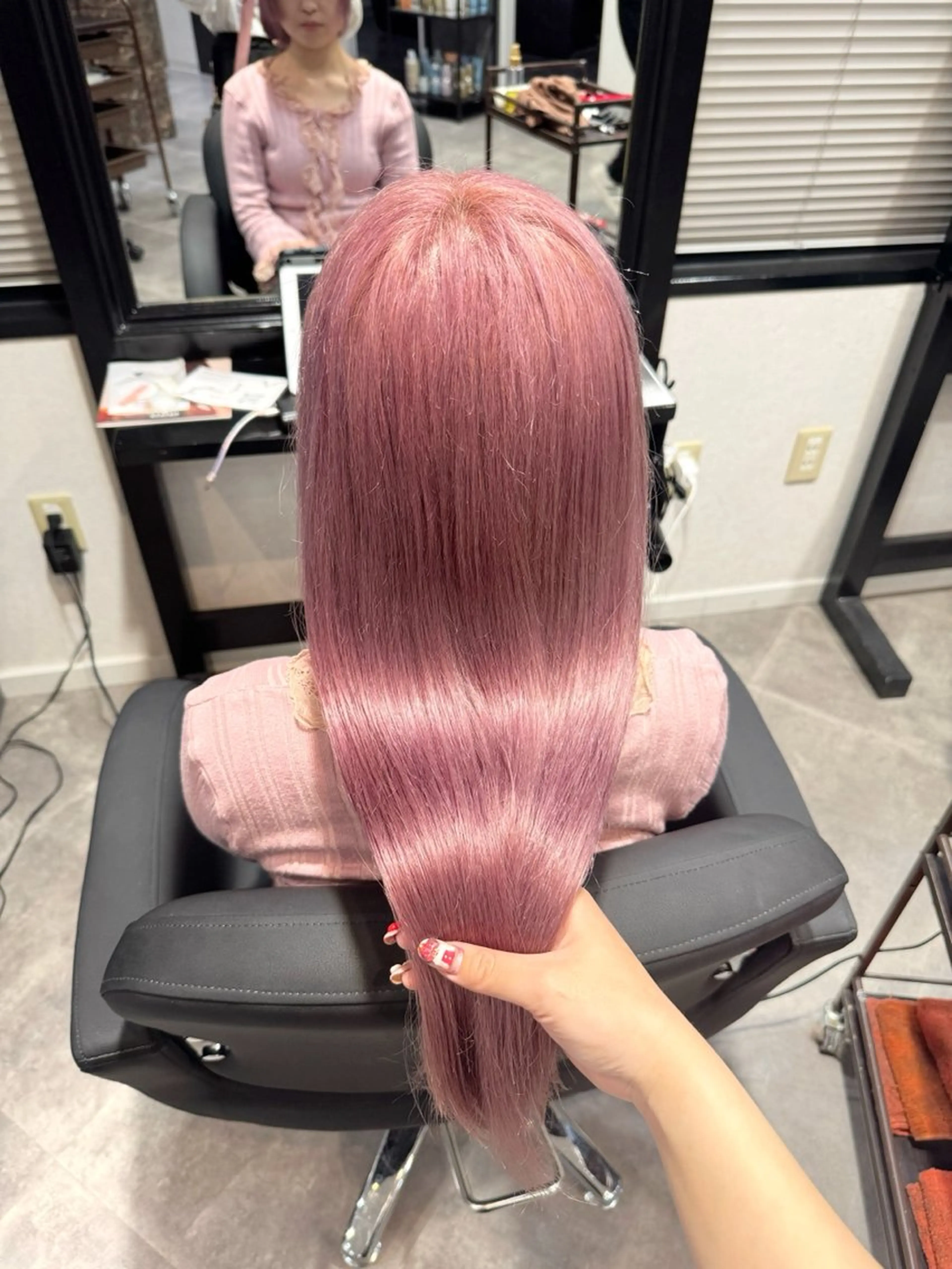 ミディアム カラー ヘアカラー ai 梅田/暖色カラーのヘアスタイル