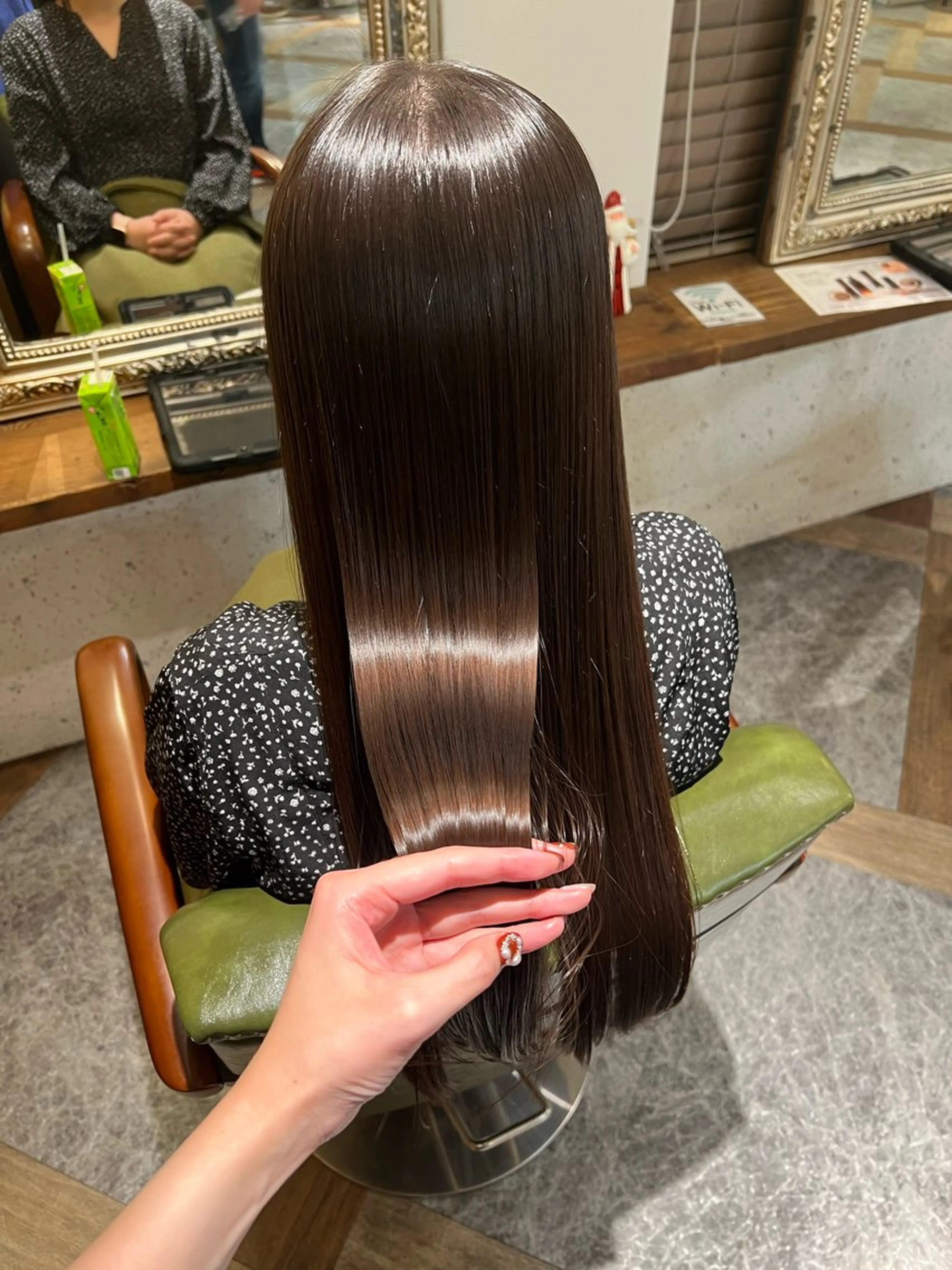 ロング 美容室moon所属・くびれるボブ🤍 松本安奈のヘアスタイル