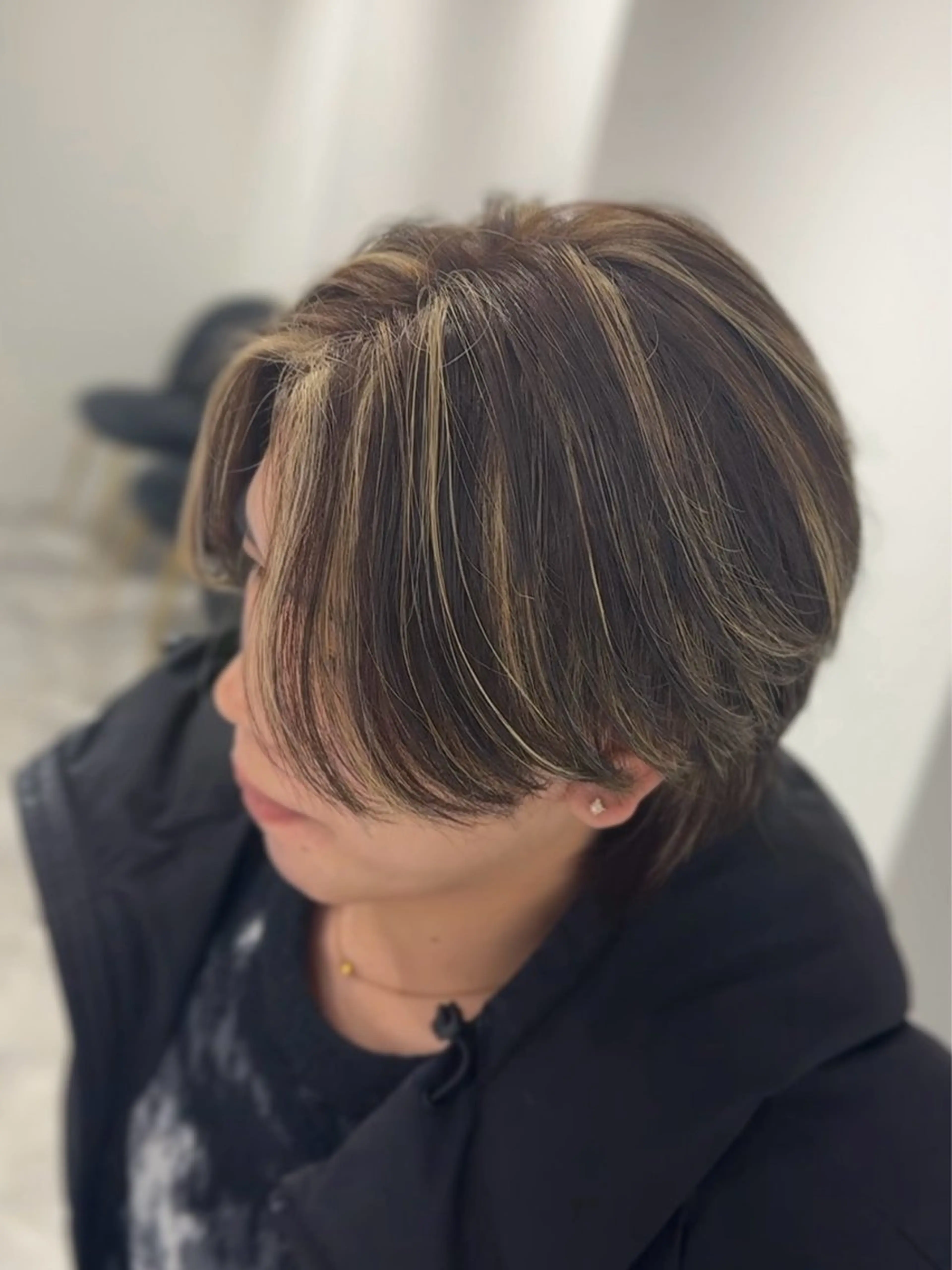 カラー メンズ カット ヘアカラー トリートメント メンズカット ‪‪/メッシュのヘアスタイル