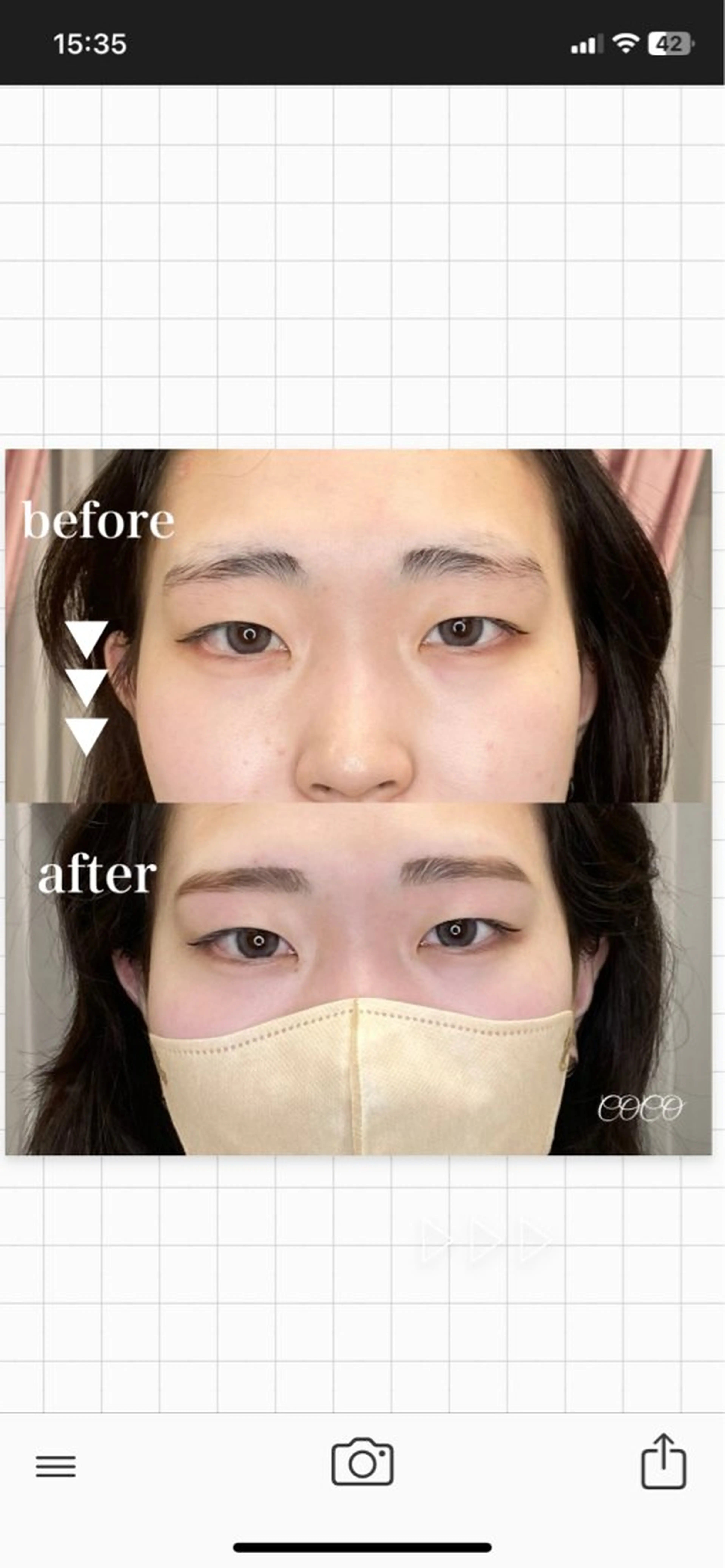アイブロウ eyebrow&eyelash COCO所属・salon COCOのマツエク・マツパデザイン