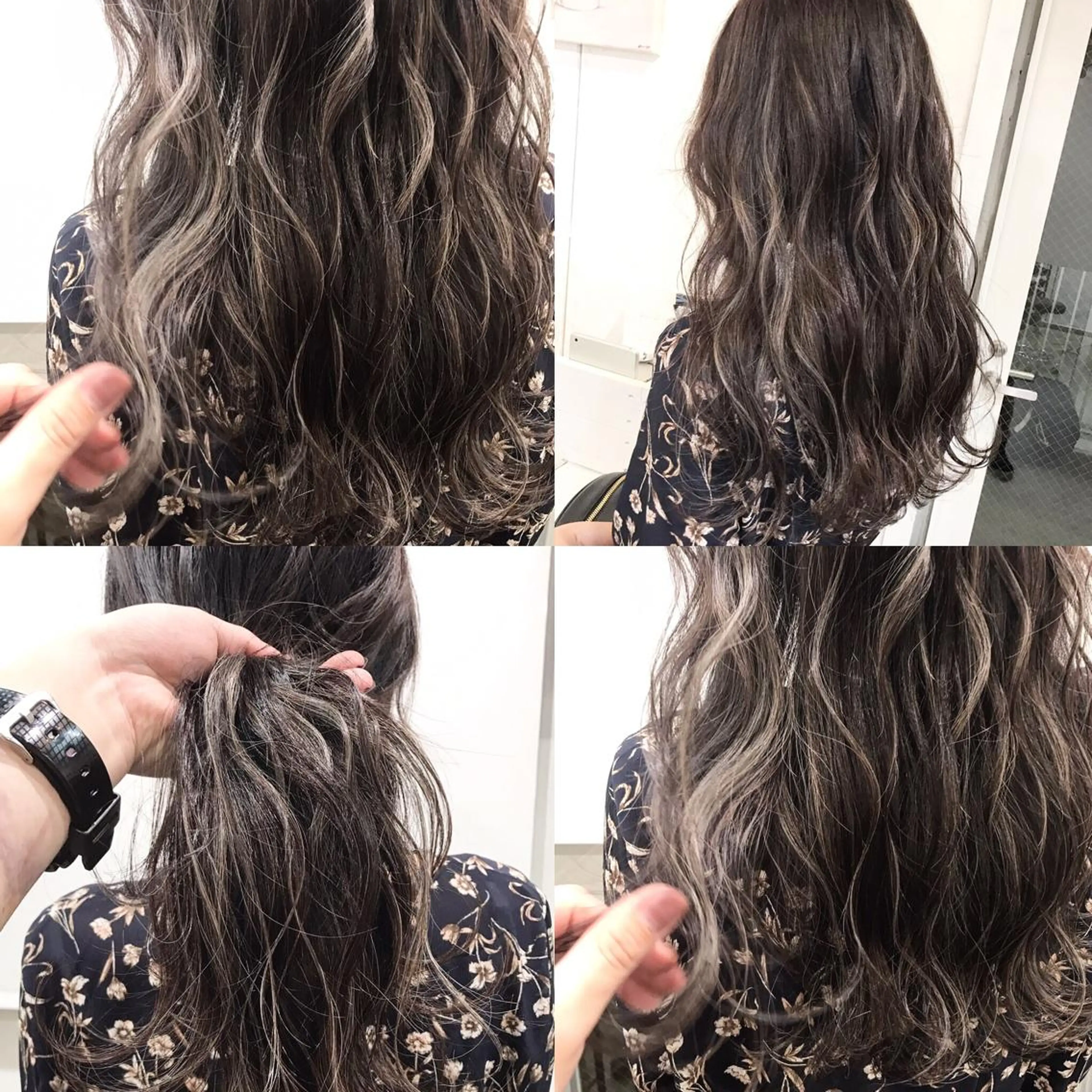 ロング カラー ヘアアレンジ ヘアカラー トリートメント BANK'S hair所属・💐ケラチン 髪質改善寺坂雄飛💐のヘアスタイル