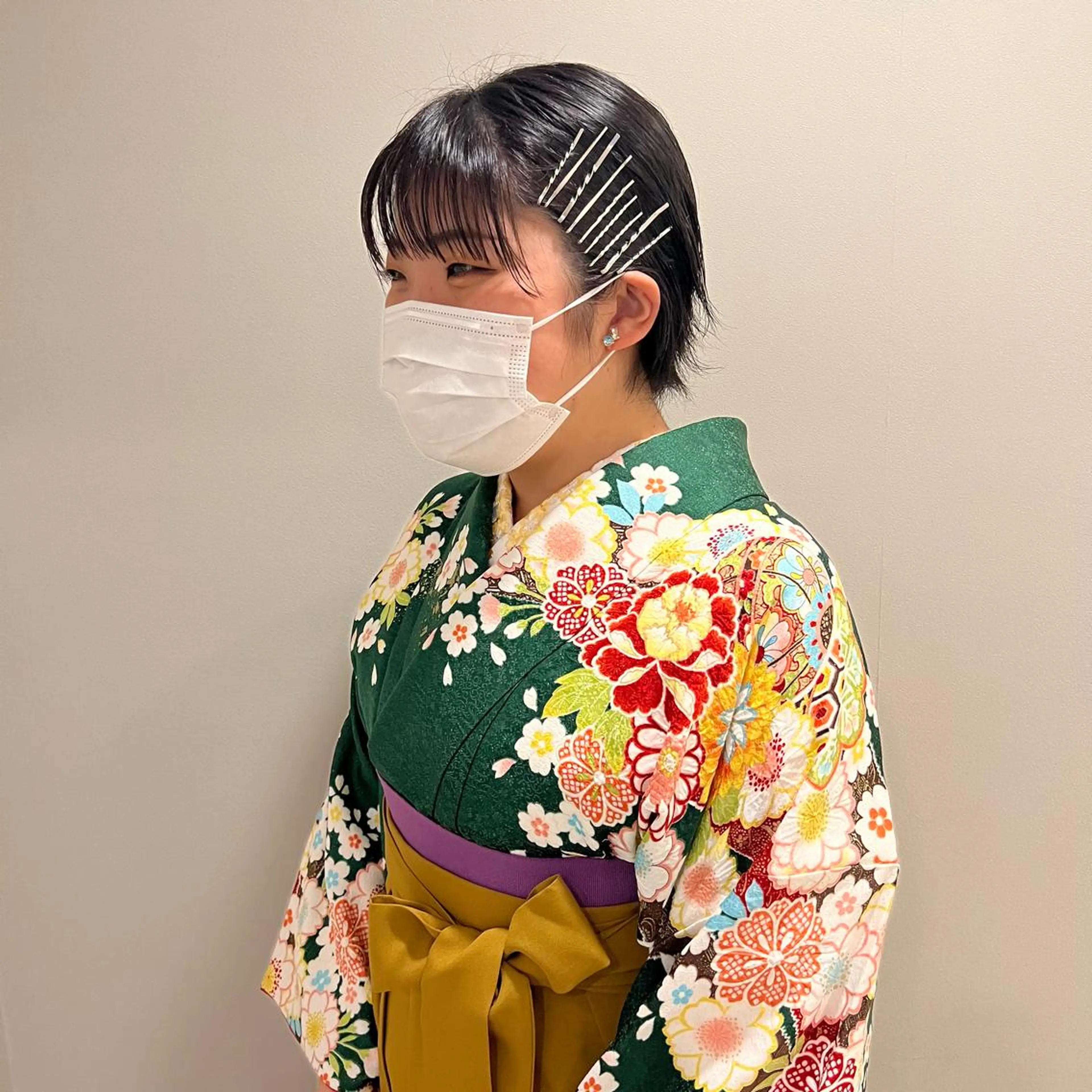 ヘアアレンジ 卒業式のヘアスタイル SALOWIN川崎WEST店所属・🌷川崎/アレンジ/ 暖色ボブ/コトネ🌷のヘアスタイル