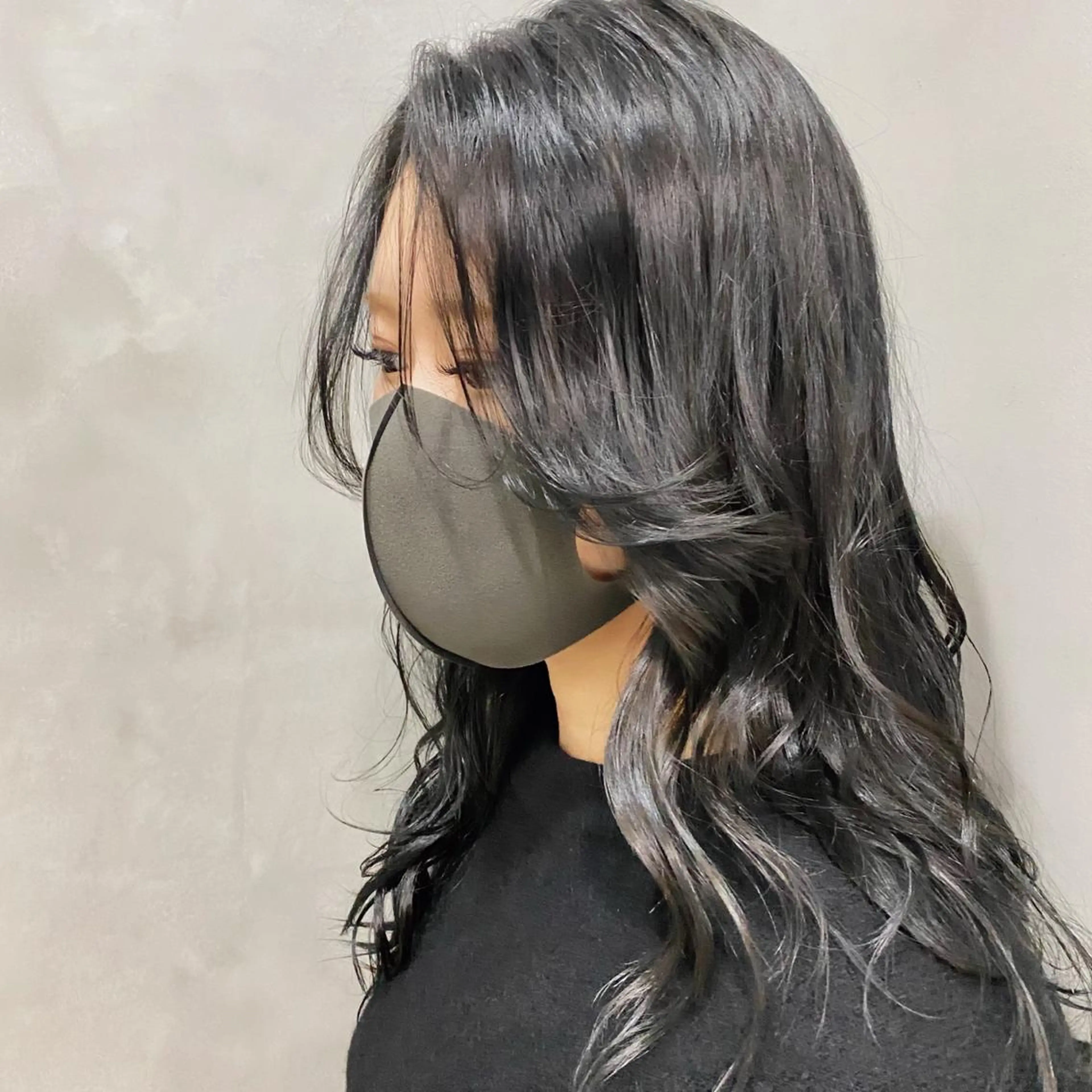 セミロング ハイライト デザイン/レイヤー Kaito🐩/栄のヘアスタイル