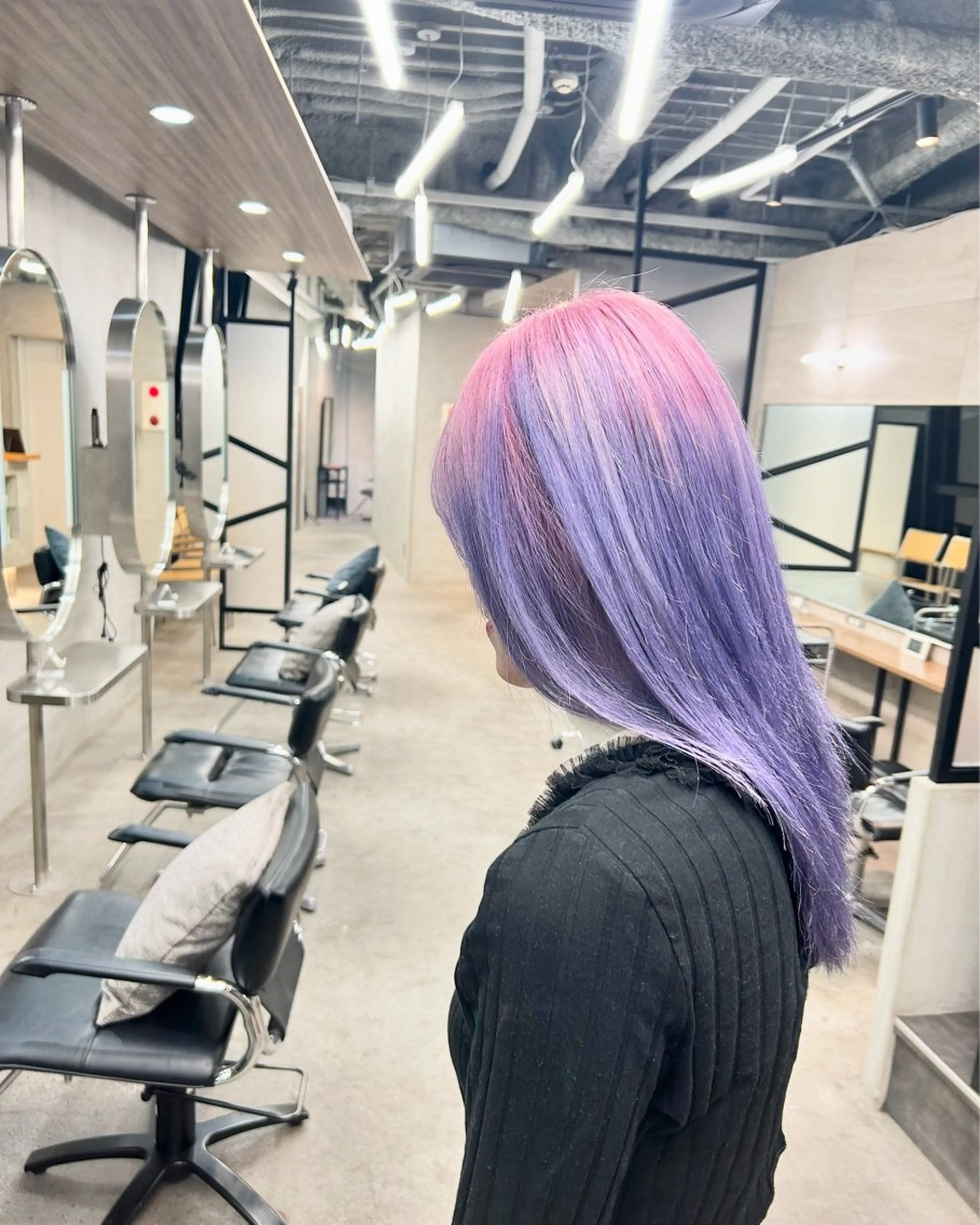ロング ヘアカラー トリートメント 🍭韓国ヘア🍒 くびれ巻き/コウタのヘアスタイル