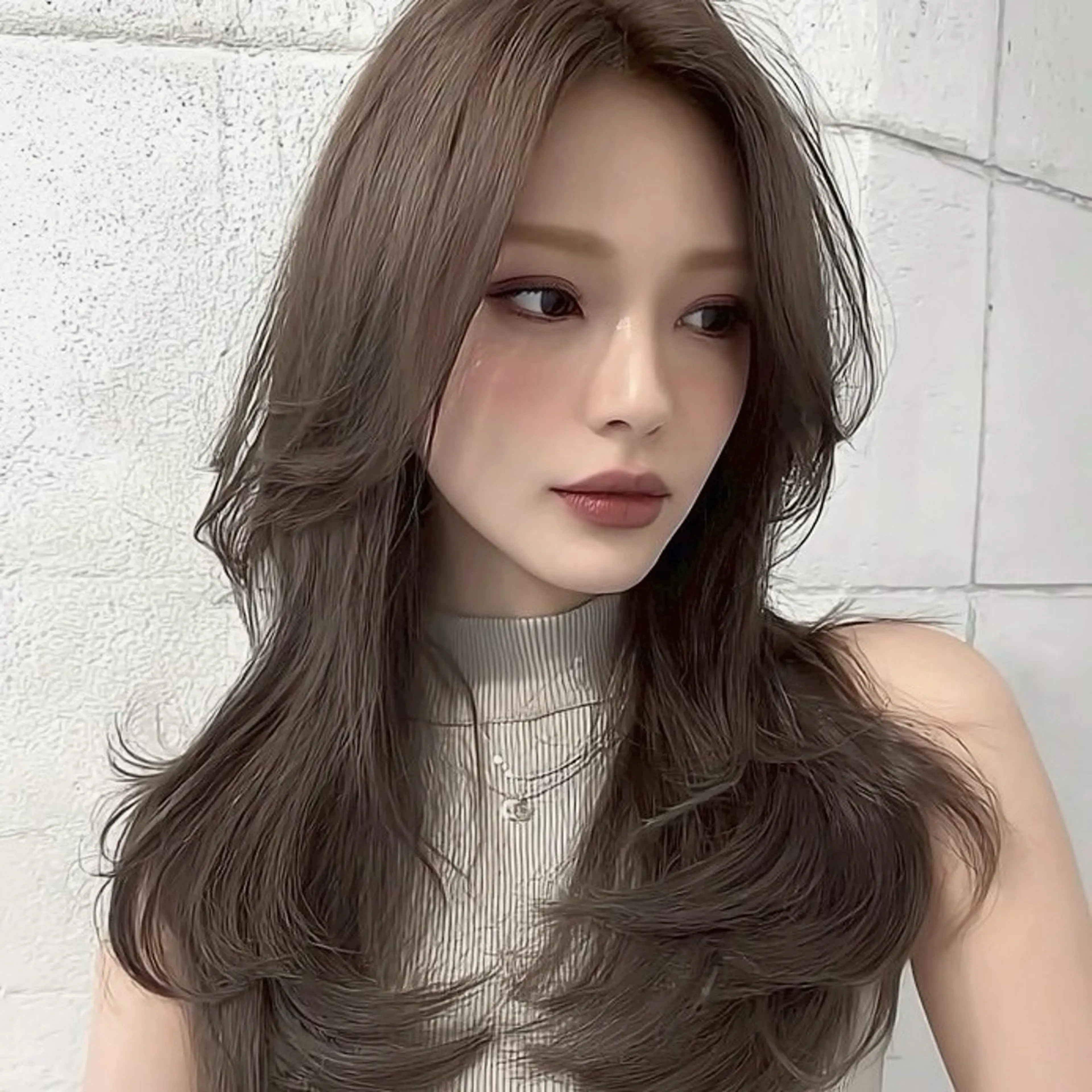 ロング レイヤーカット 似合わせカット 透明感カラー／河原町 ／𝗆𝖺𝗈 ✩⡱のヘアスタイル