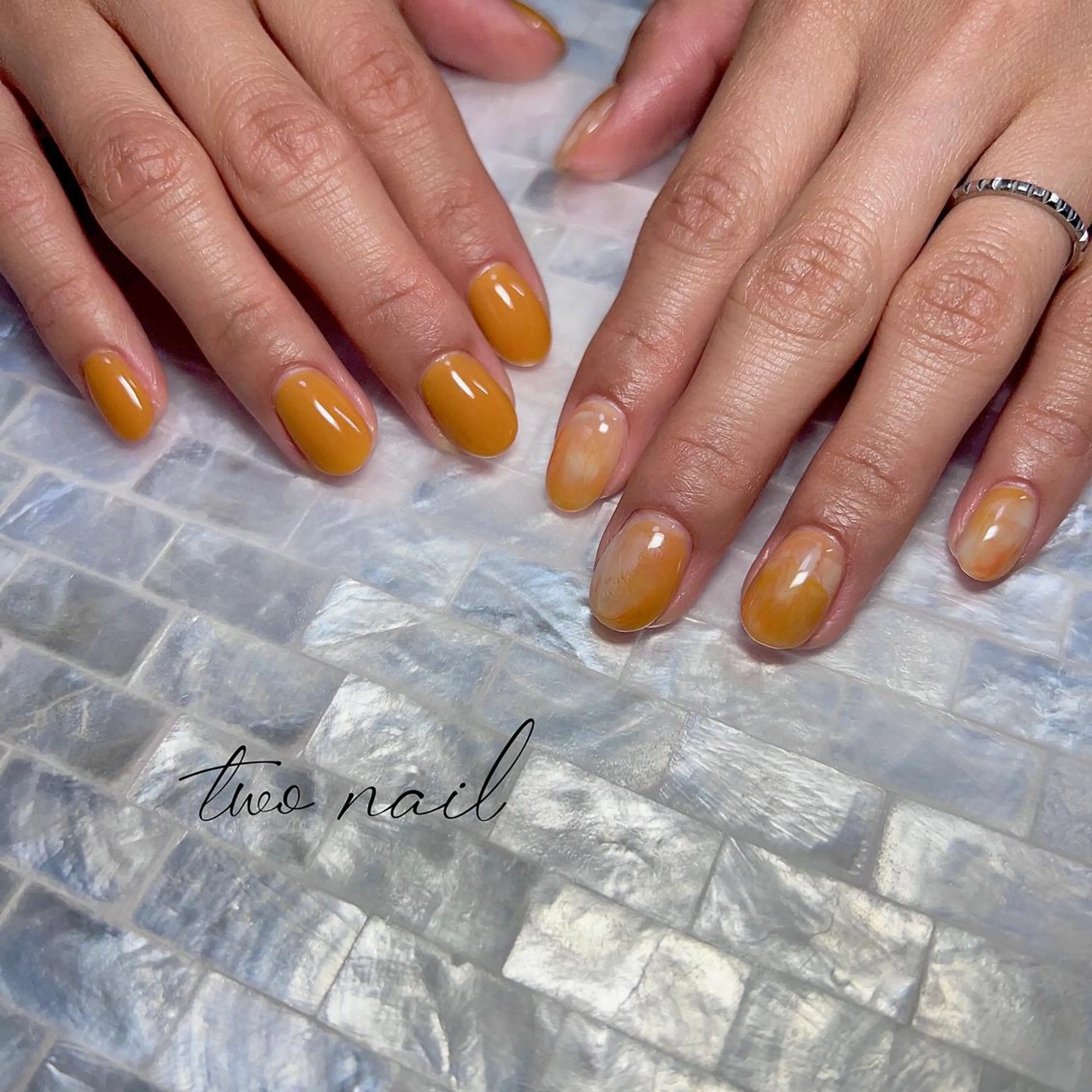 ネイル アートネイル フットネイル ハート ニュアンスネイル オフィスネイル ハンドネイル two nailのネイルデザイン