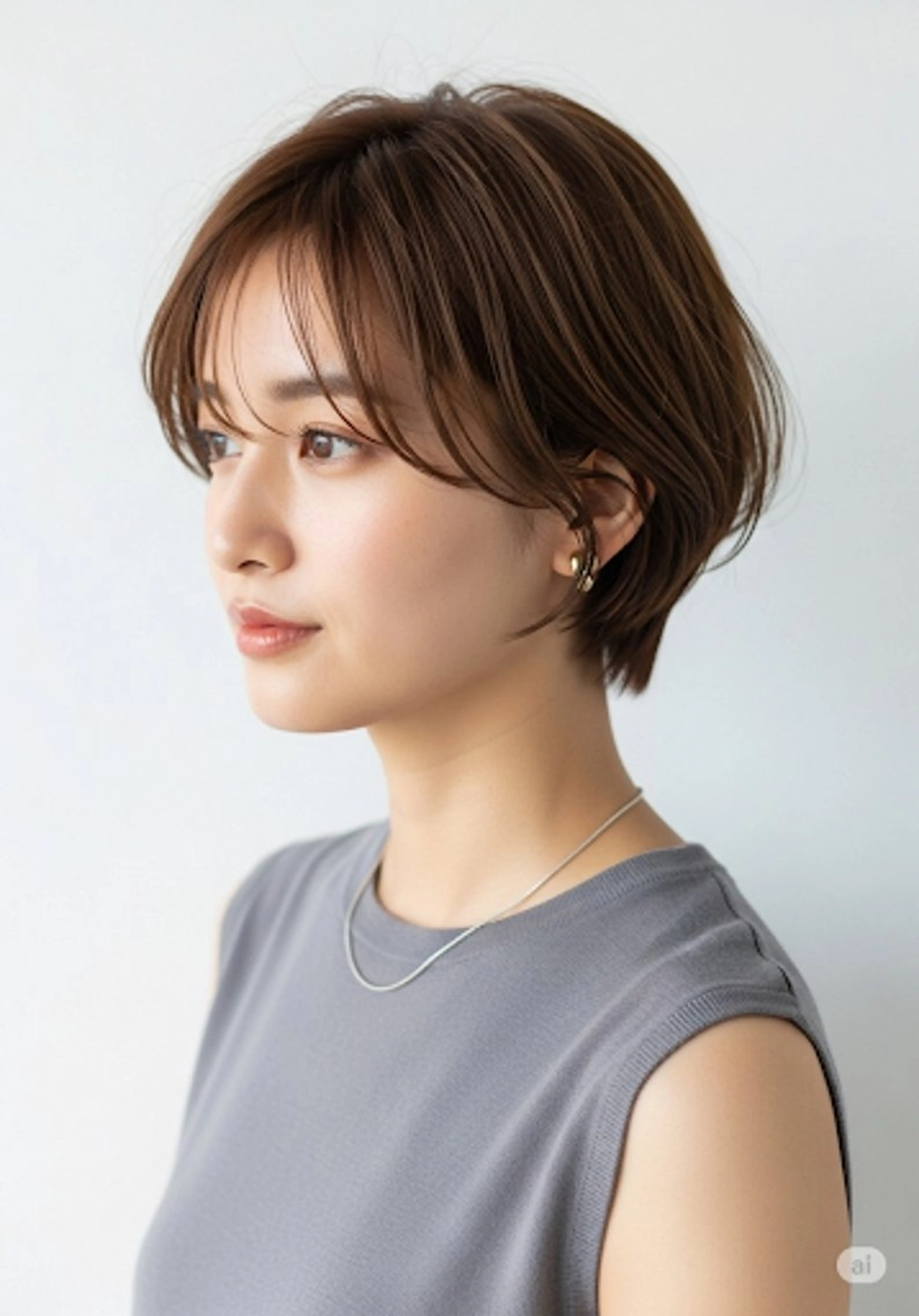ショート カット ヘアカラー 似合わせのプロ🌿 ショート/銀座/れんのヘアスタイル