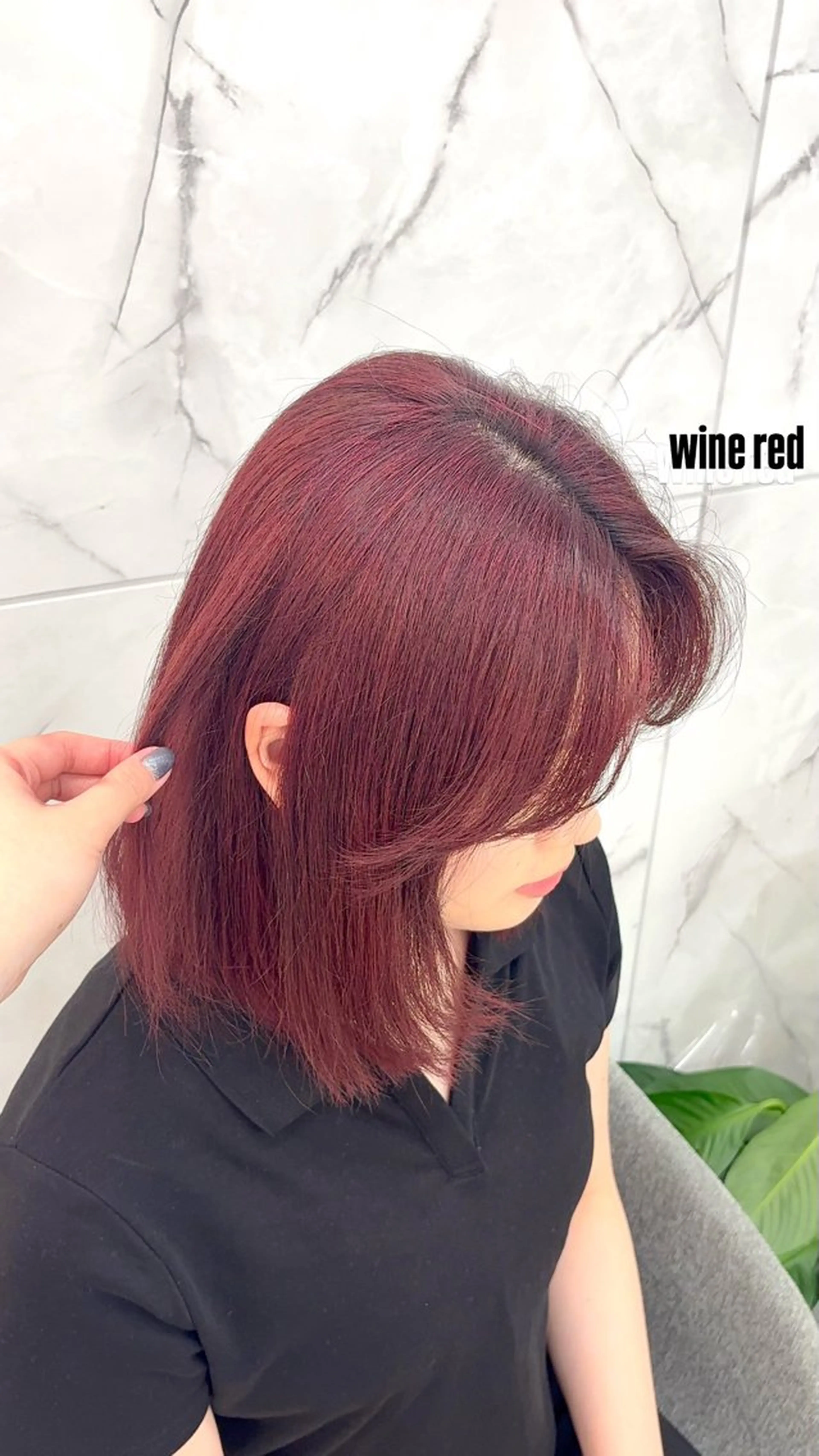 ミディアム ヘアカラー 艶カラー🌟/髪質改 善/心斎橋🎀ねねのヘアスタイル