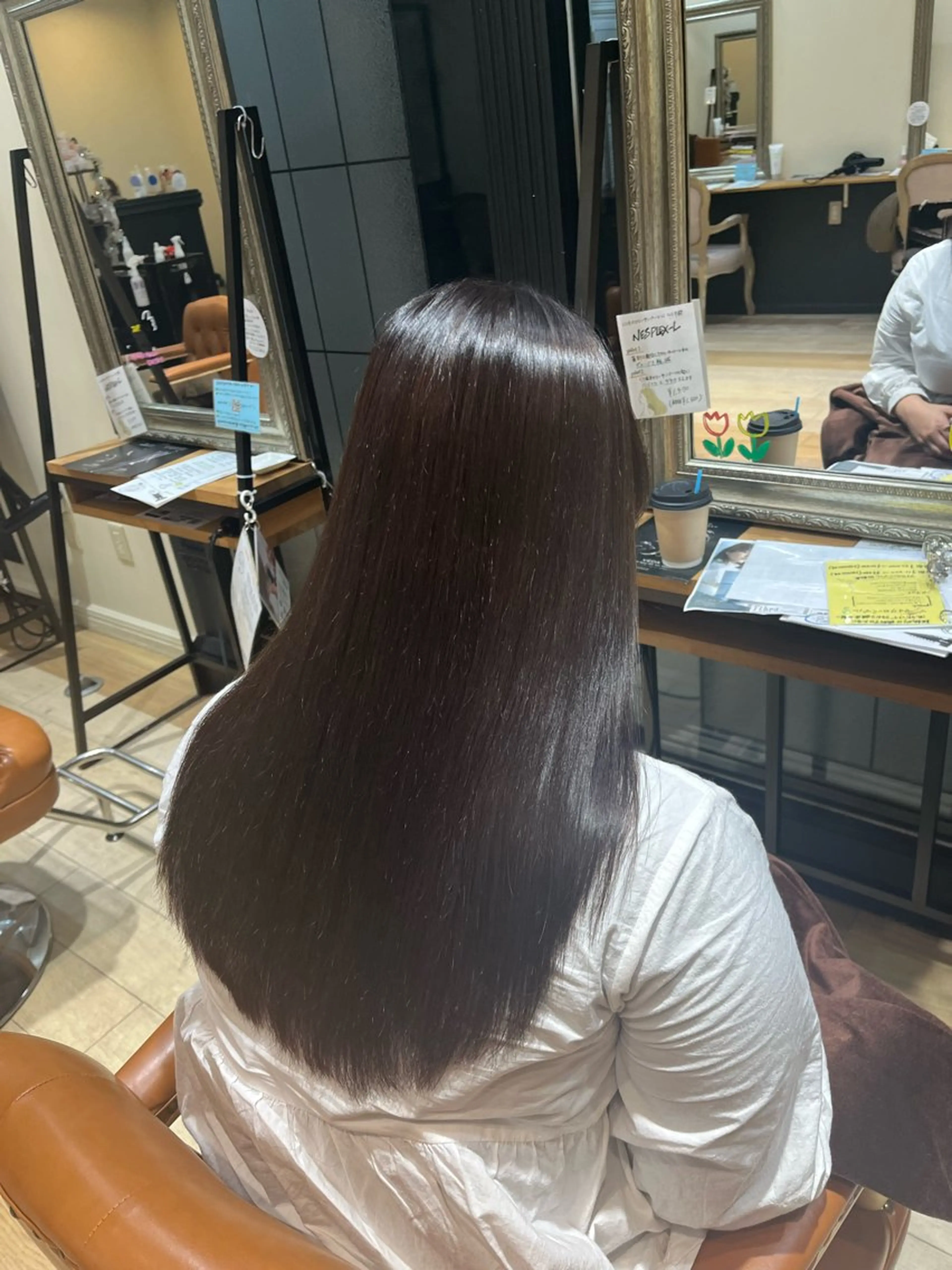 カラー ヘアカラー トリートメント しおり/🍬 KOKORO🤍のヘアスタイル