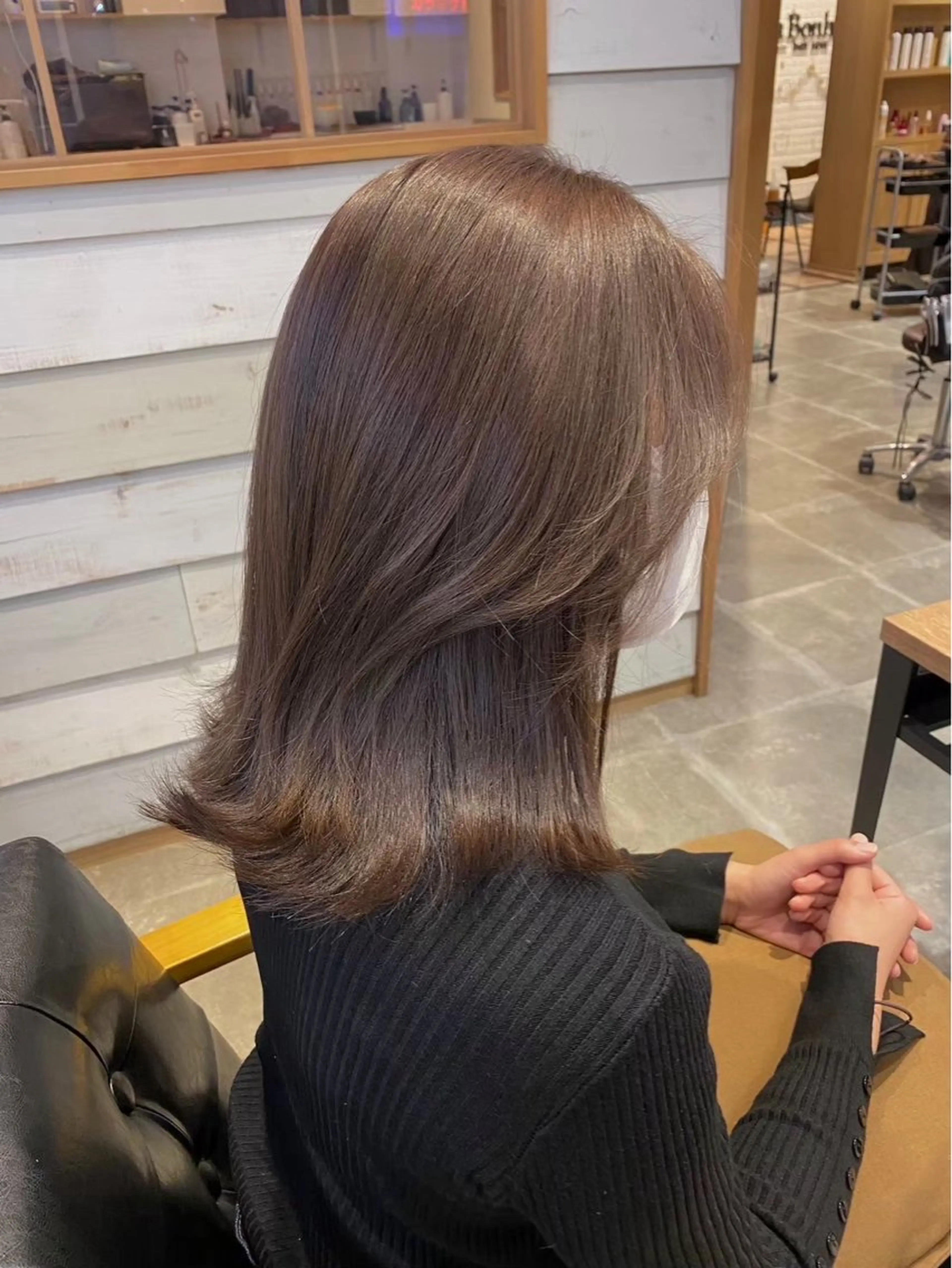 10センチ以上カット+シャンプー+トリートメントの写真