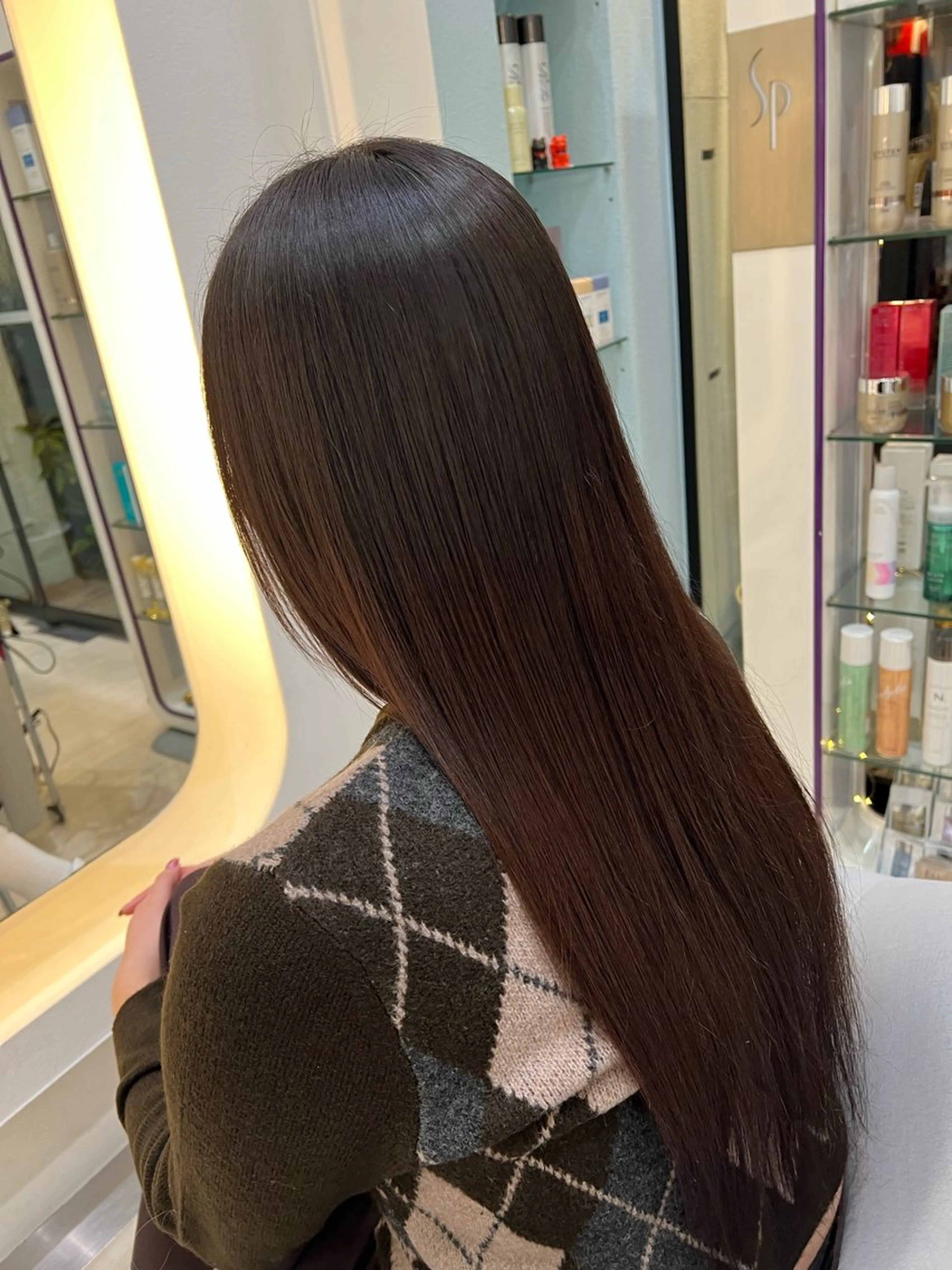 ミディアム カラー カット 堀井 凌平のヘアスタイル