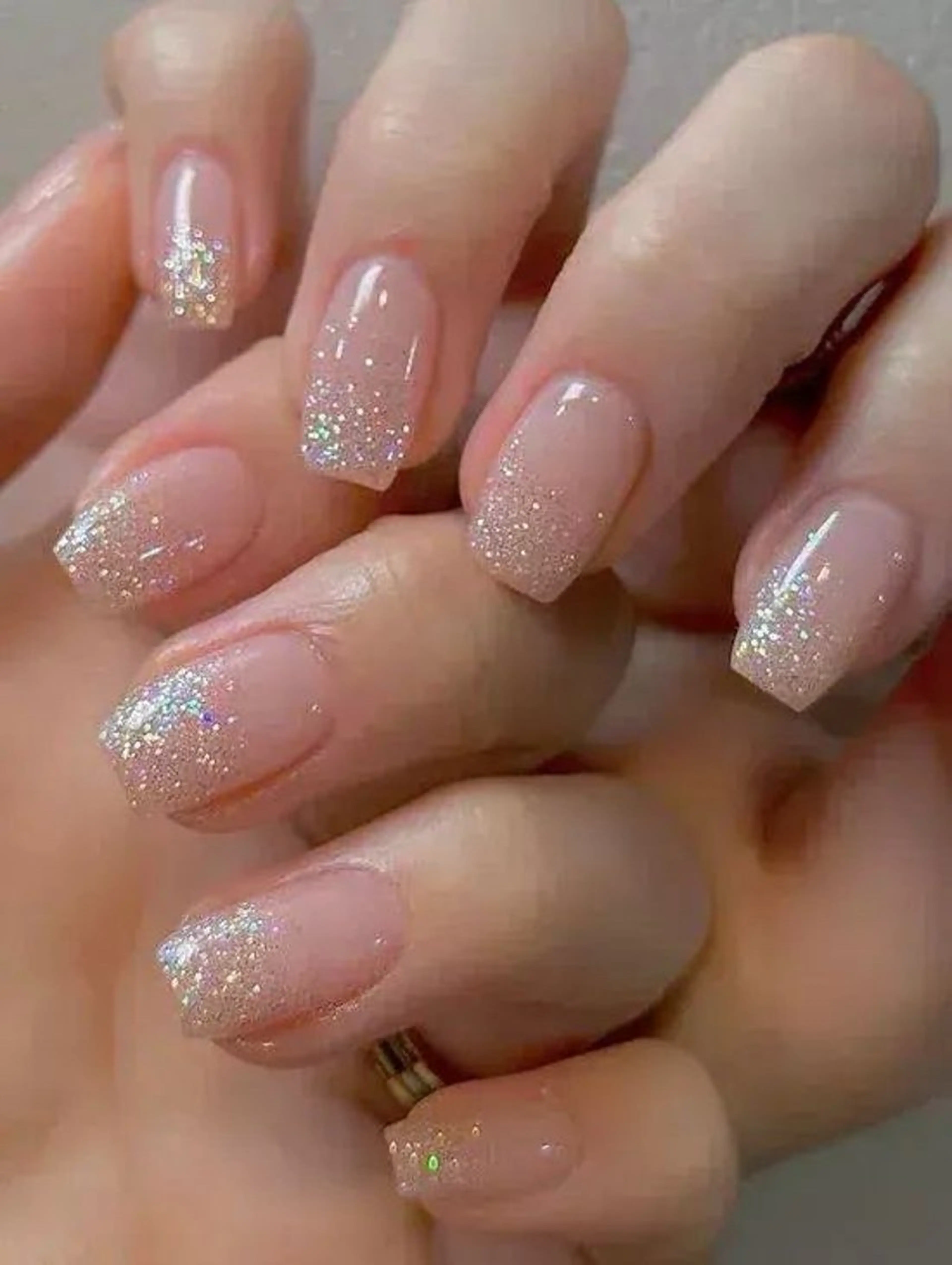 ネイル 長さ出し フレンチネイル グラデーション 卒業式 マグネットネイル ハンドネイル MIHANA NAILのネイルデザイン