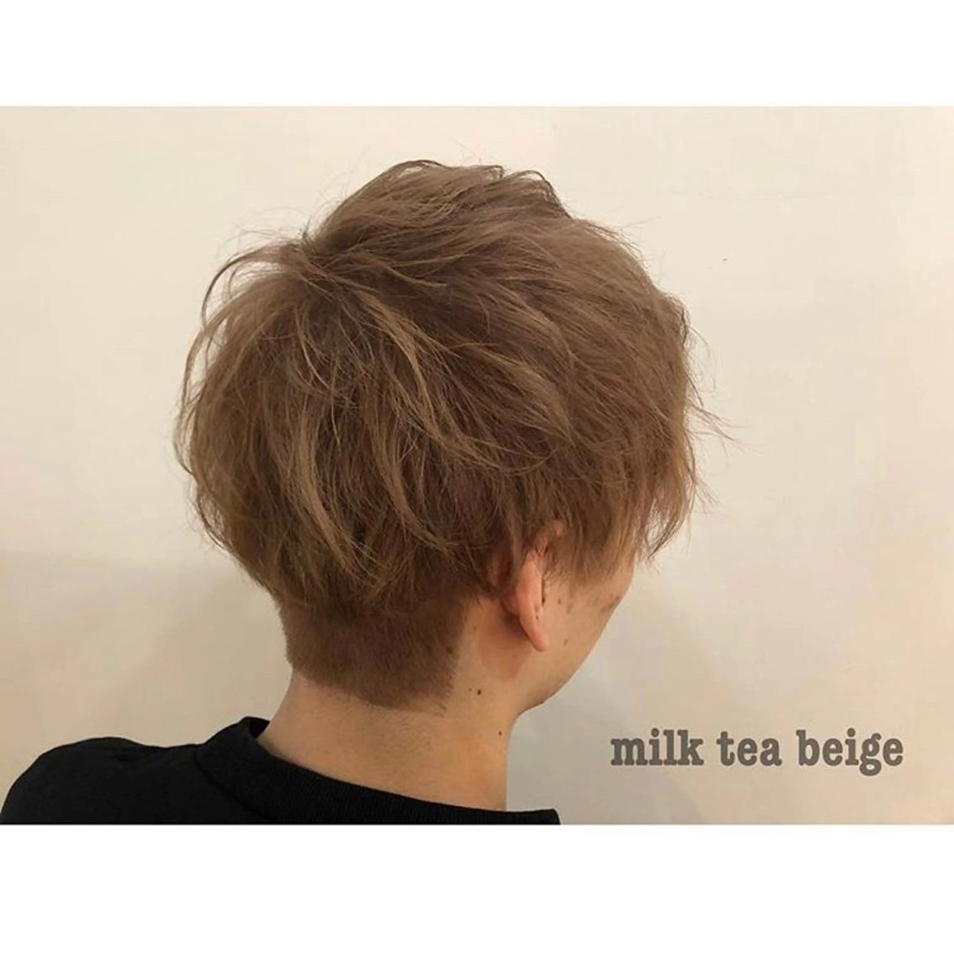 カラー メンズ メンズブリーチ ベージュカラー ブリーチ ミルクティーベージュ 🤍中野 レオ🤍のヘアスタイル