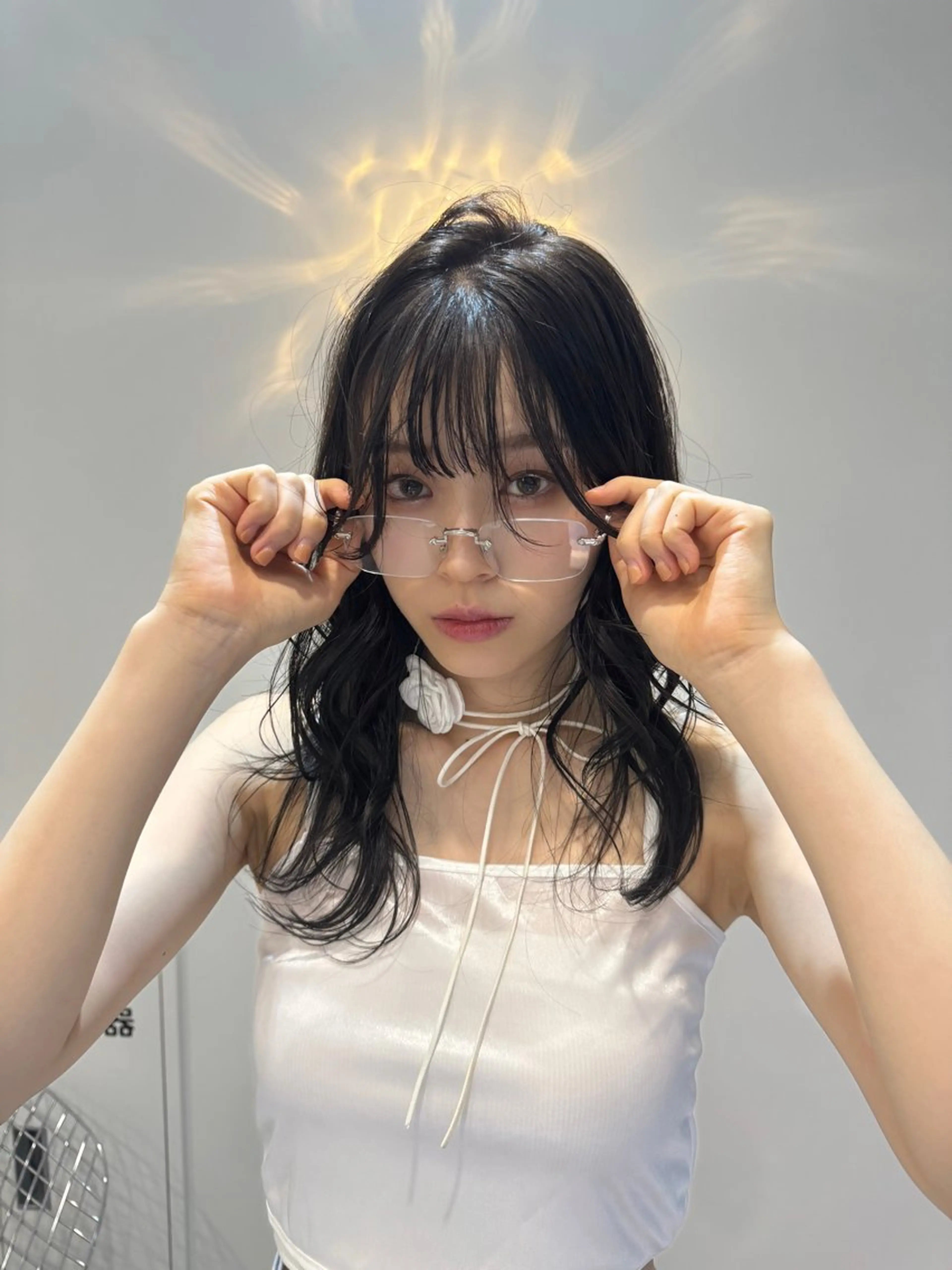 ロング 韓国風ヘア レイヤーカット Aman  D'or所属・ショート/ボブ/東 千耀のヘアスタイル