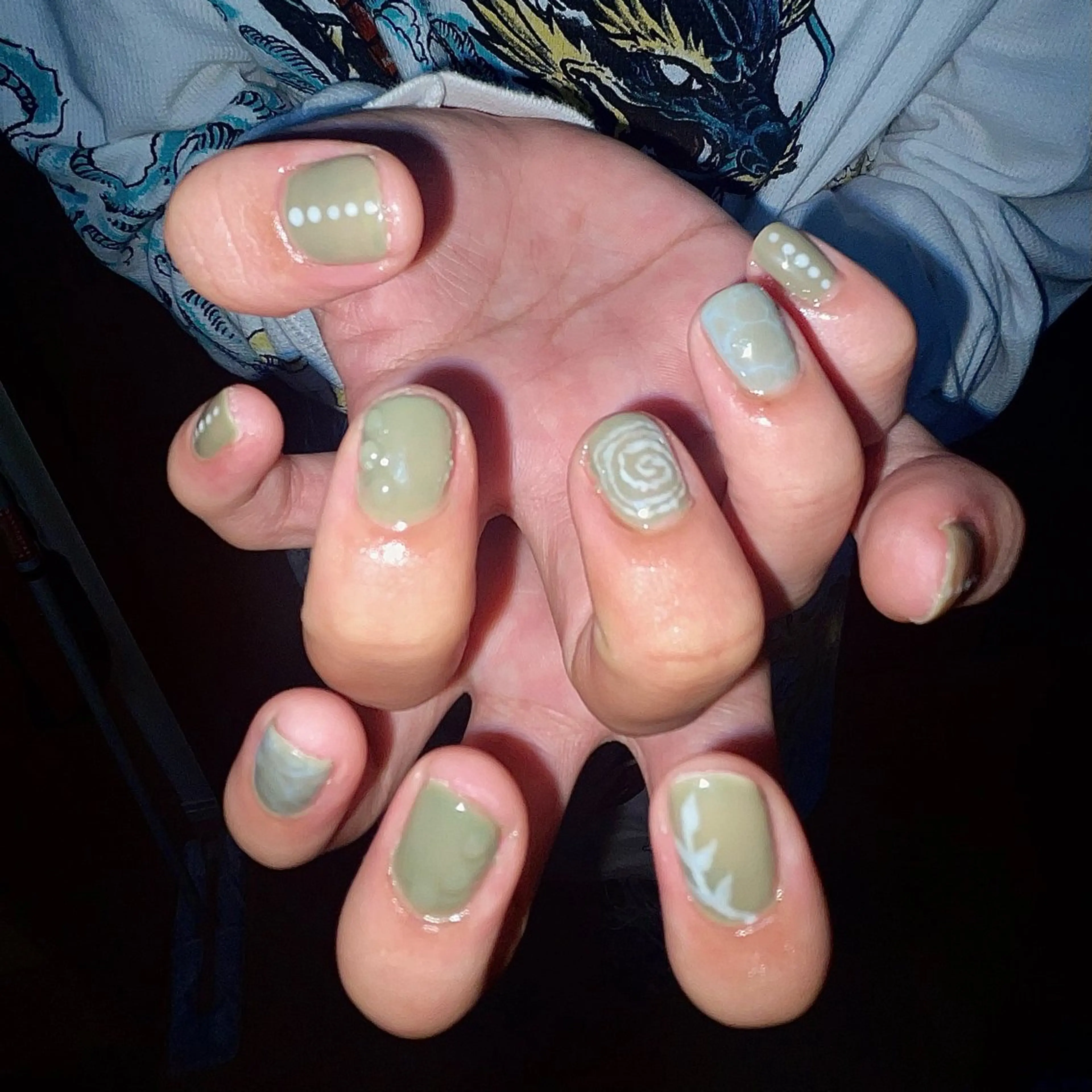 メンズ ネイル ハンドネイル 【REVE】 Niraiのネイルデザイン