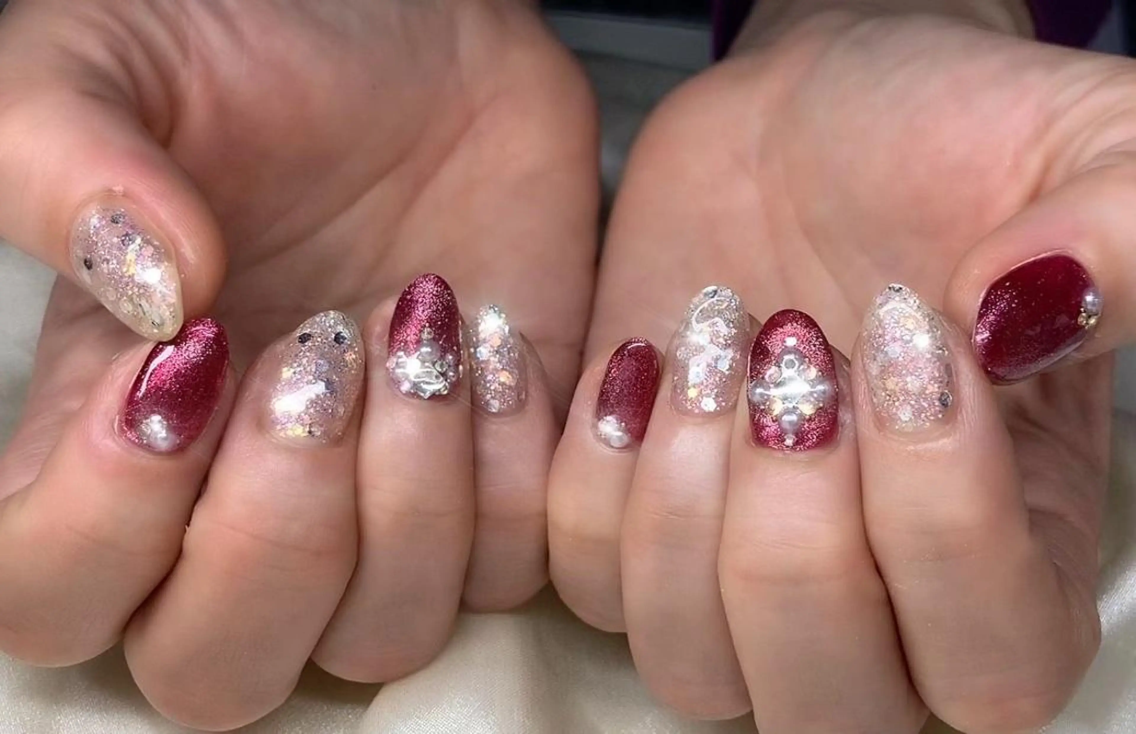 ネイル マツエク・マツパ アイブロウ 眉カラー 成人式 韓国風マツエク パリジェンヌラッシュリフト まつげパーマ ハンドネイル Nail&eye Belire 新宿のネイルデザイン