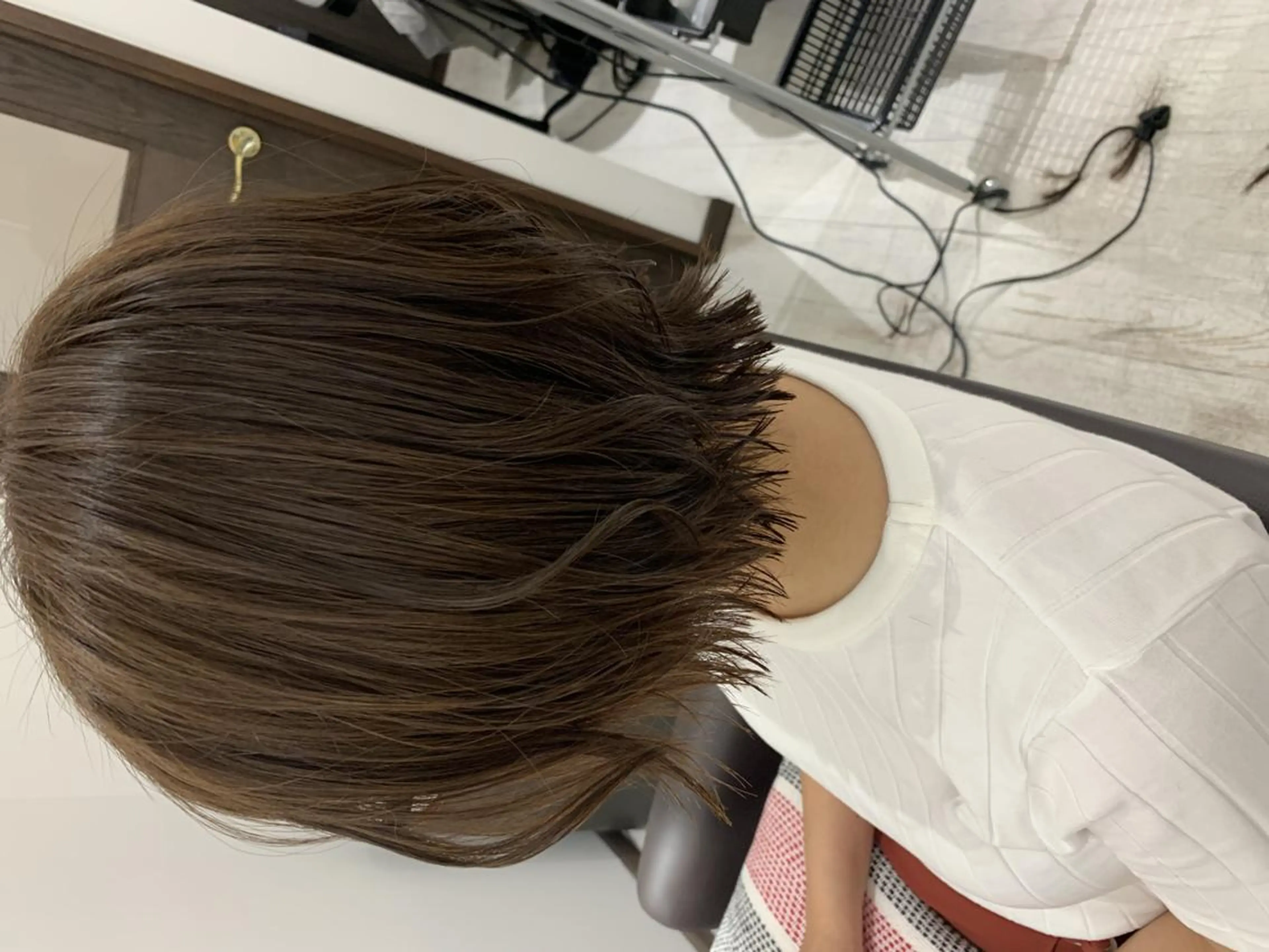ショート カラー 瀬尾 由希菜のヘアスタイル