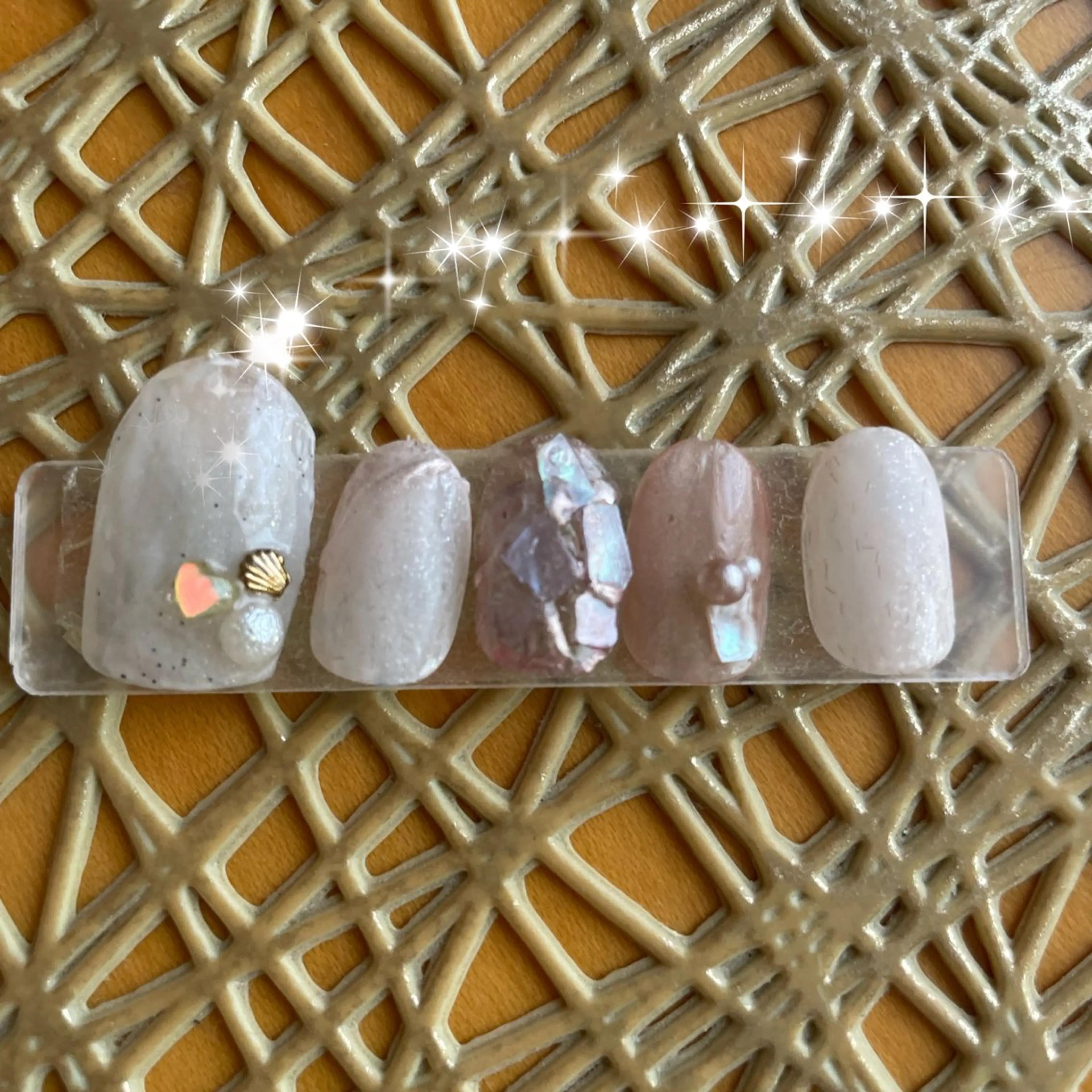ネイル マットネイル ミラーネイル NAIL★M 真紀のネイルデザイン