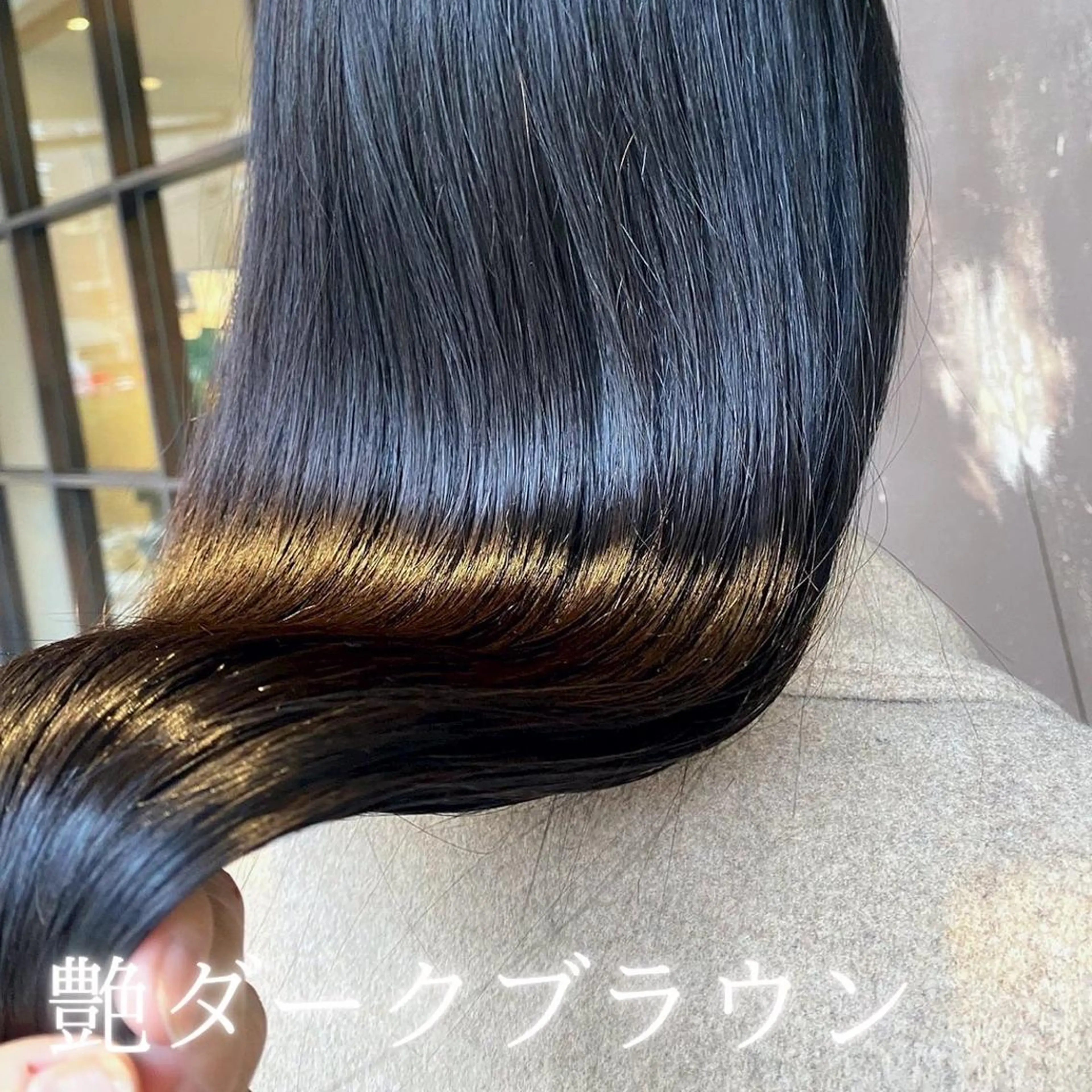ロング カラー アッシュ 透明感カラー グラデーションカラー ハイライトカラー インナーカラー 川越 輝梨奈のヘアスタイル
