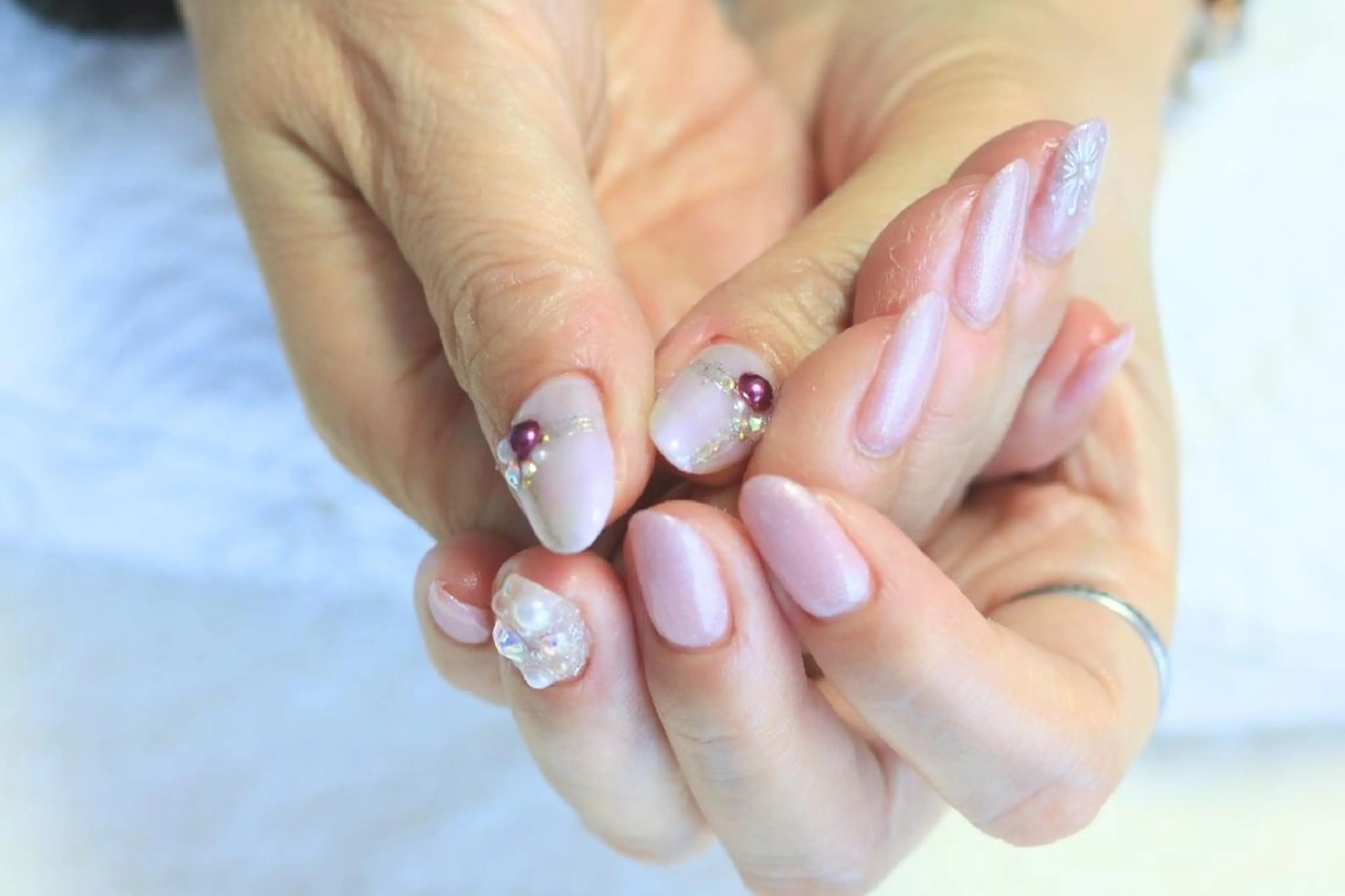 ネイル 冬ネイル クリスマス y-nail ★のネイルデザイン