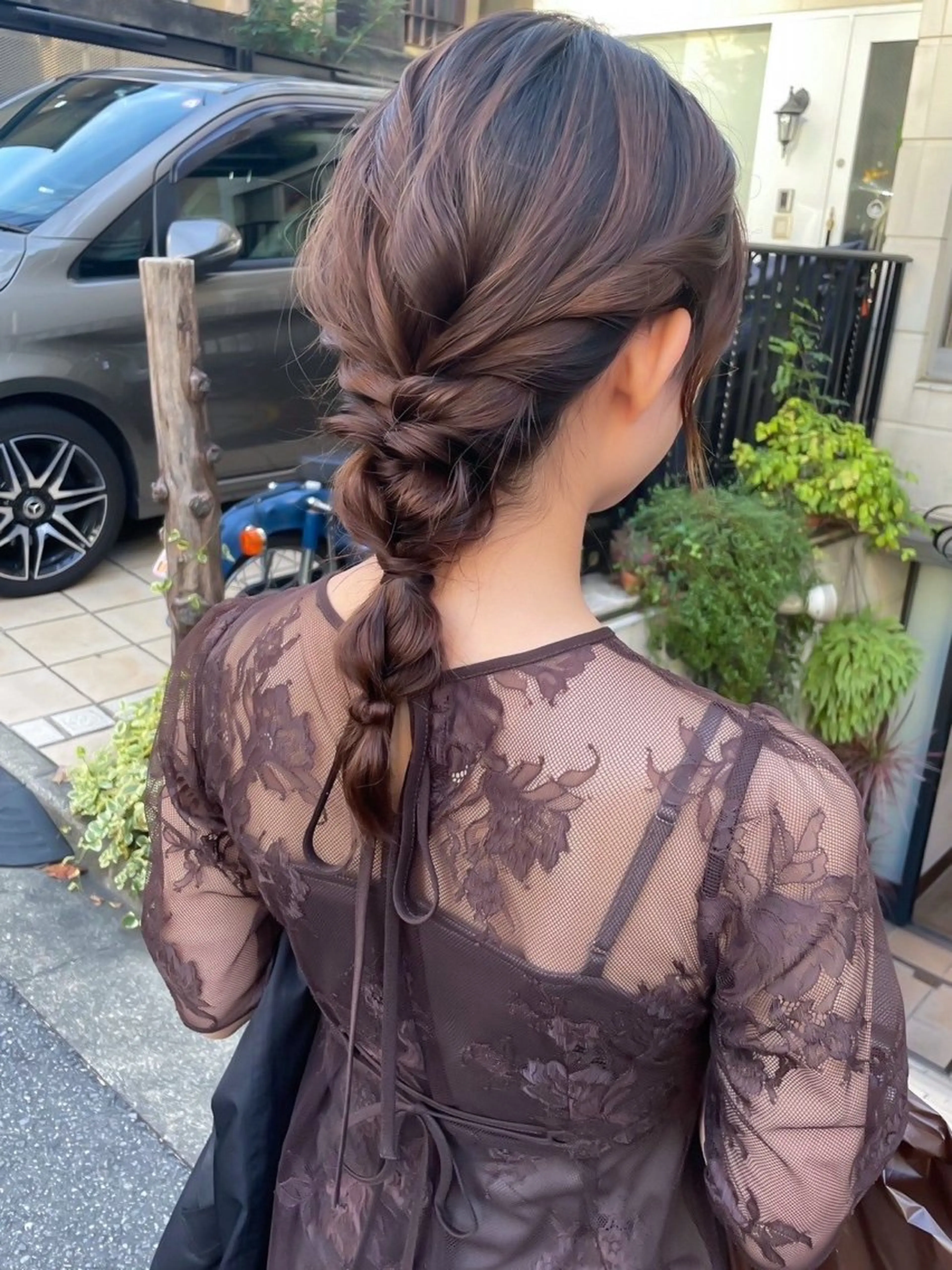 ロング ヘアアレンジ ヘアセット 似合わせモテヘア Akari🦢🖤のヘアスタイル