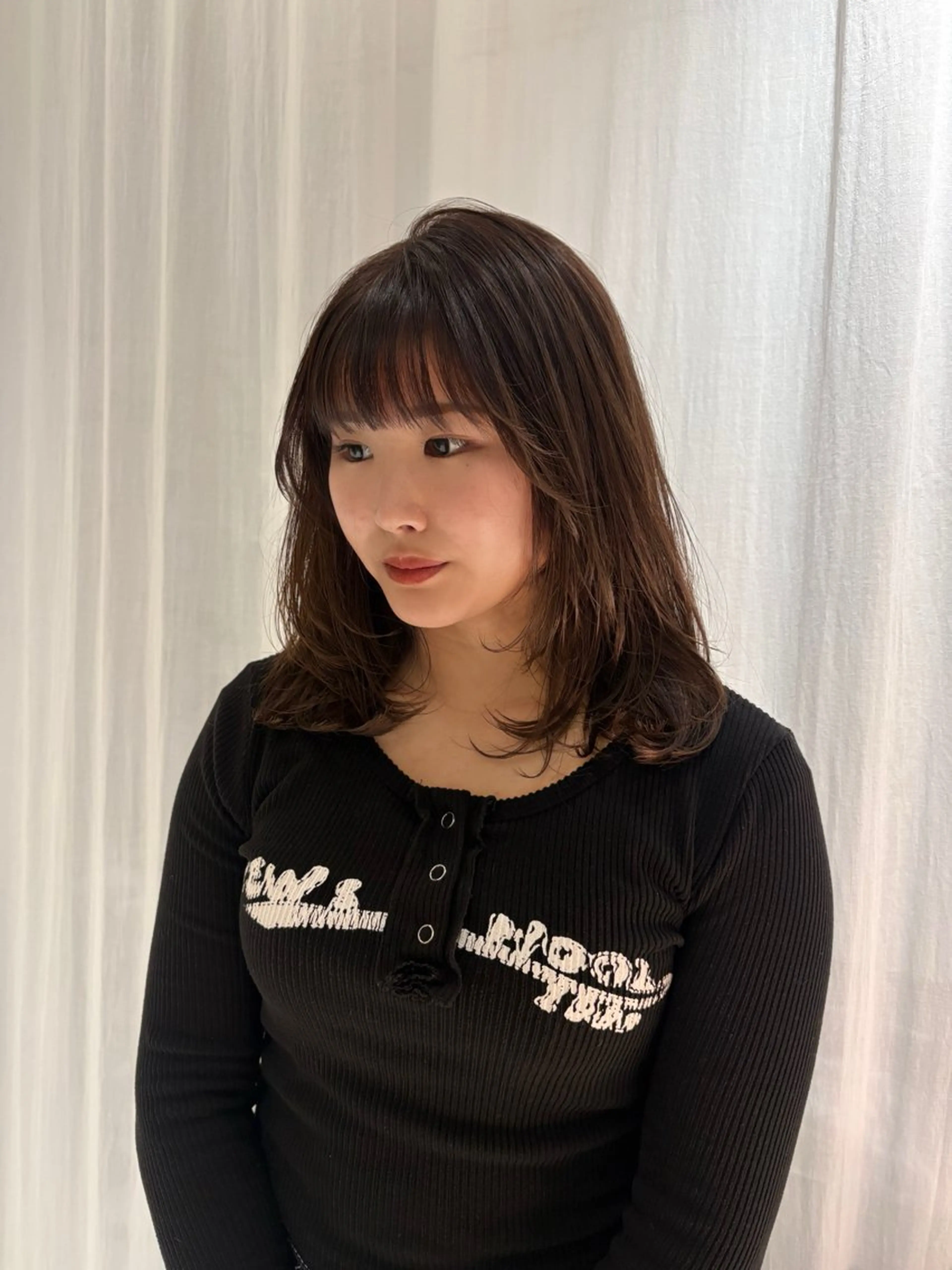 ミディアム RIN⌇ レイヤー⌇ 艶カラー🌙のヘアスタイル