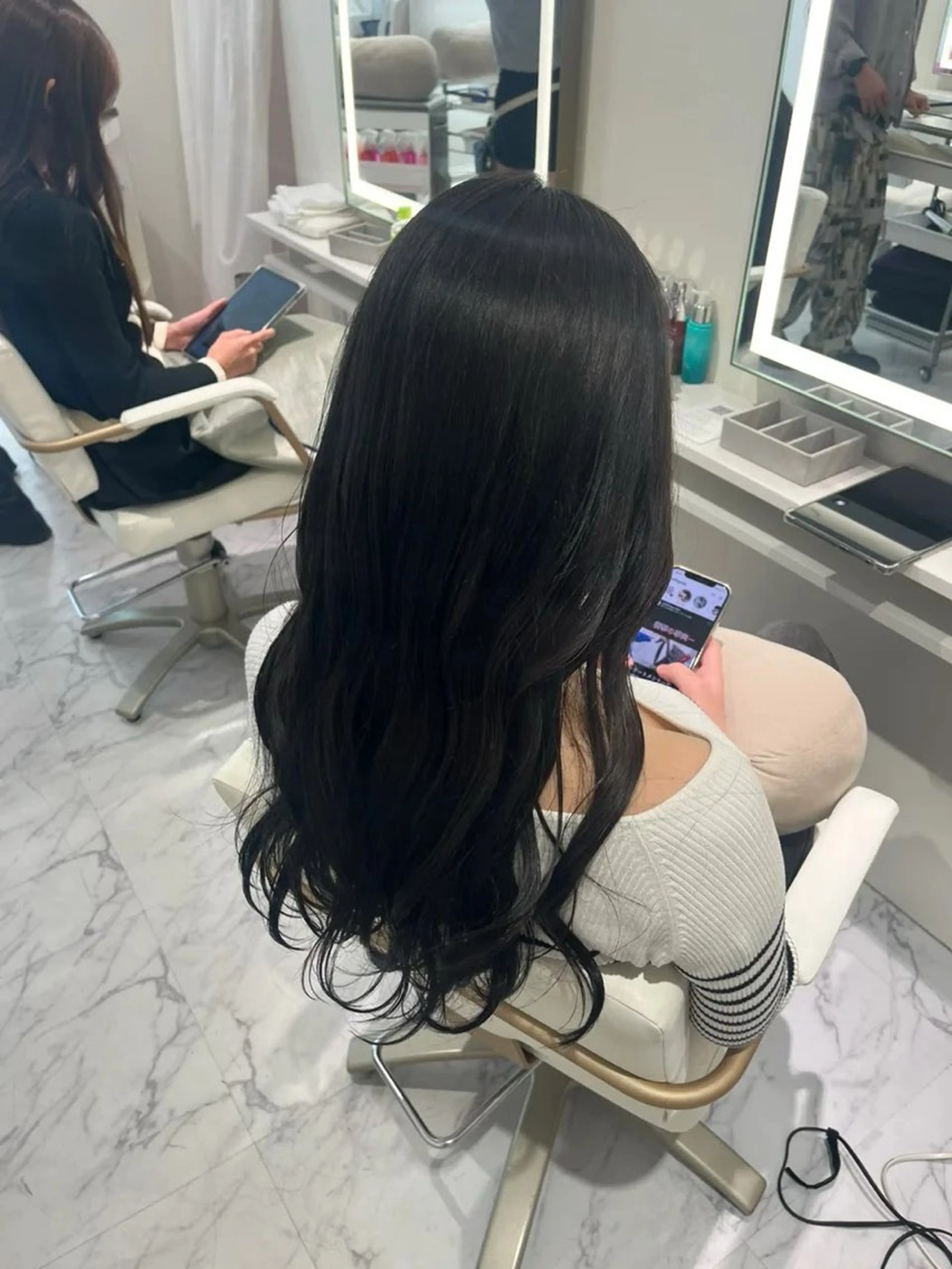 ロング カット ヘアカラー ParveMix /石田 佳澄🩶のヘアスタイル