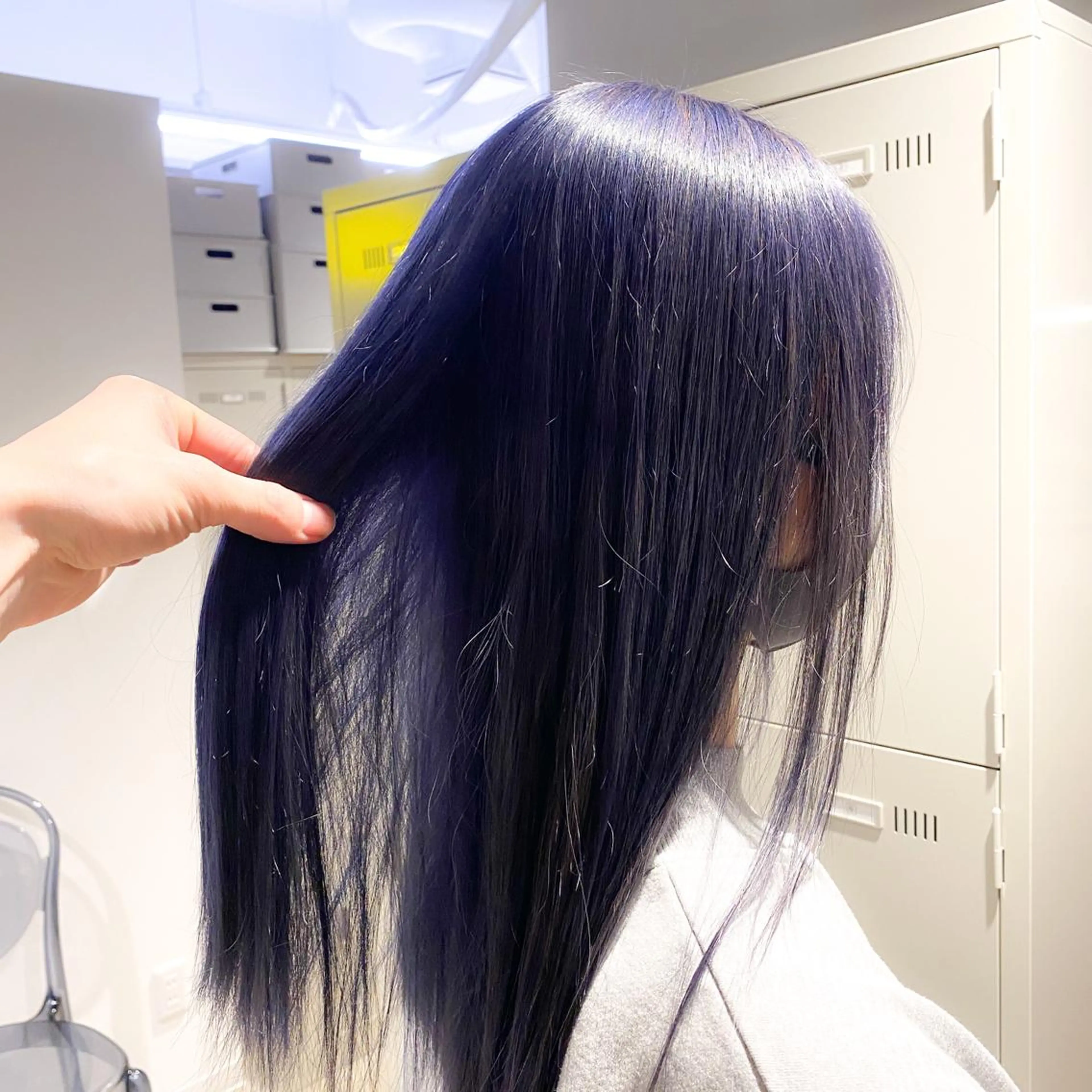 ロング カラー カット ヘアカラー 🌈ハイトーン×暗髪 🦄TAKUMI🦄のヘアスタイル