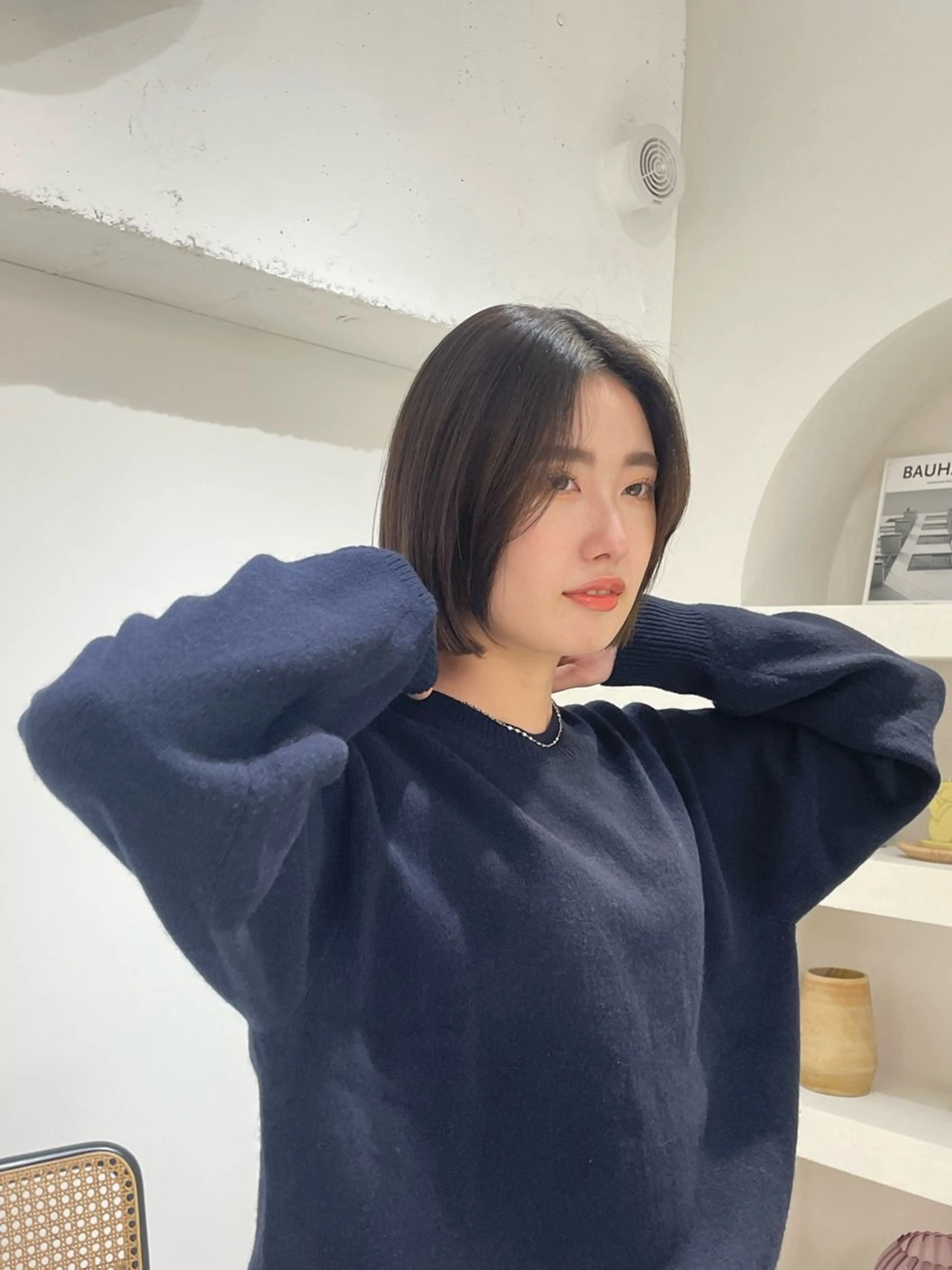 カラー ブラウンカラー 透明感カラー オリーブカラー ヘアカラー トリートメント 透明感グレージュ カラー大夢🫧のヘアスタイル