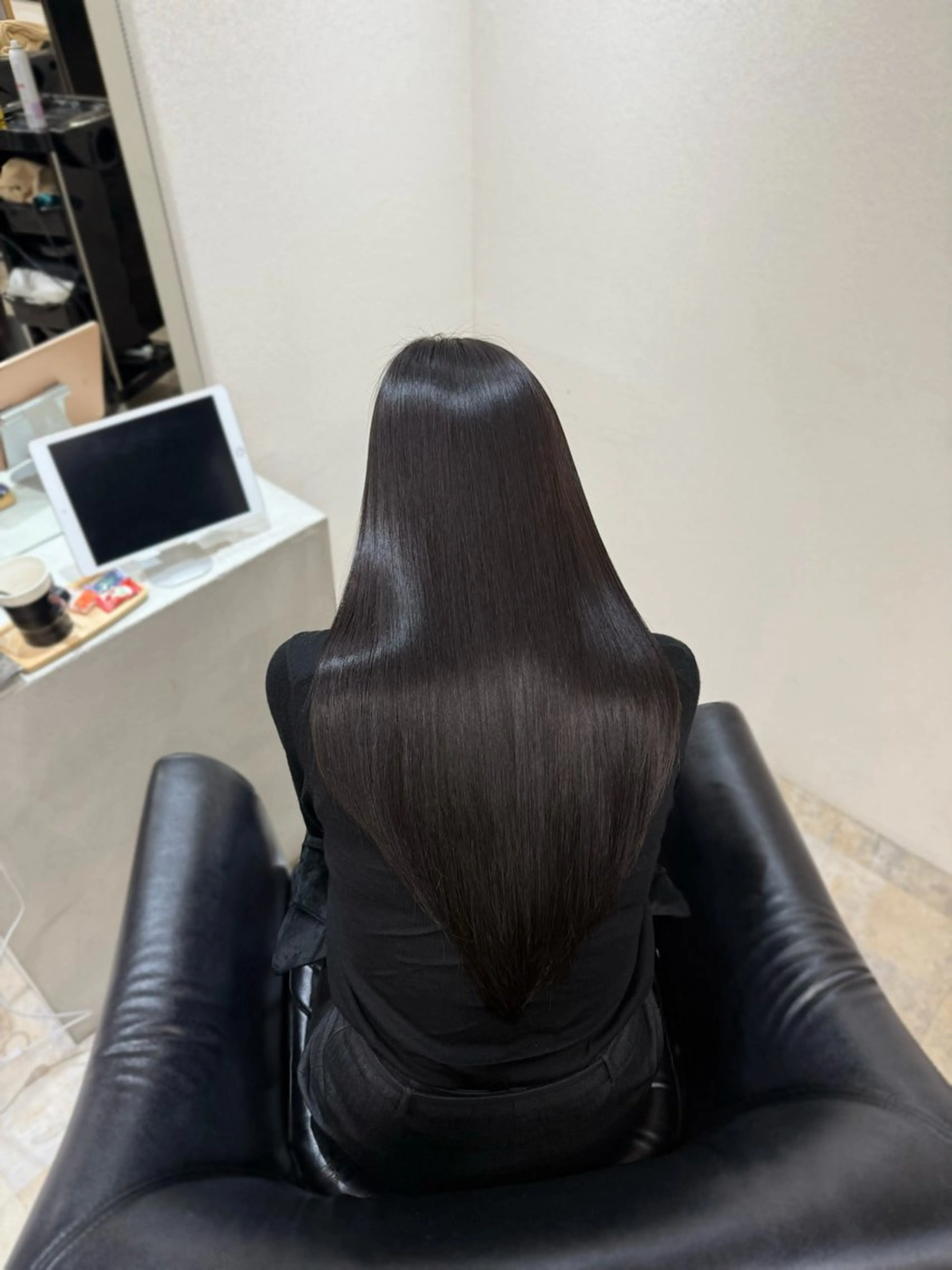 ロング カラー 髪質改善 縮毛矯正 Labo by ahnkism所属・FUUMI /艶髪/透明感カラーのヘアスタイル