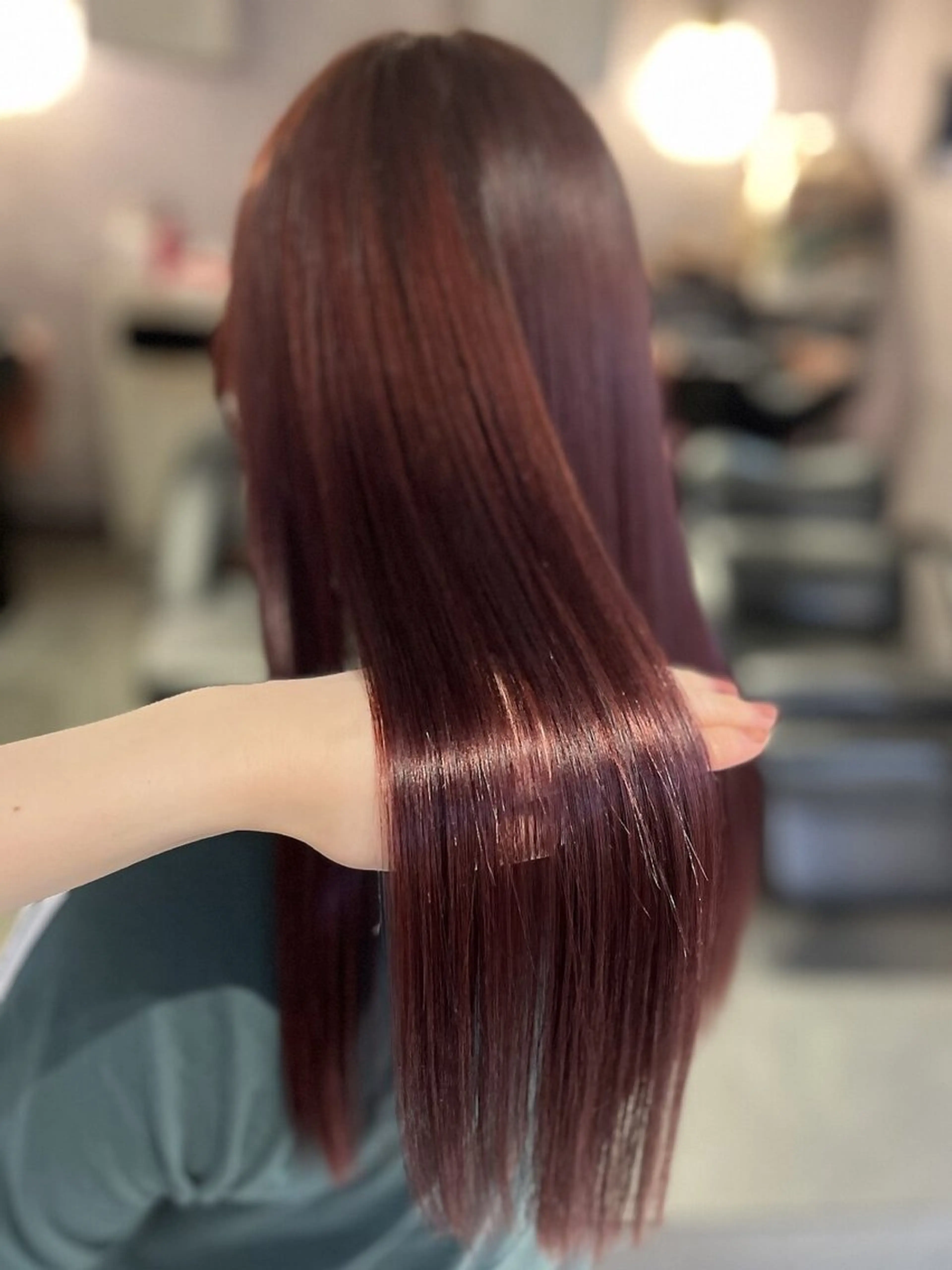 ロング カラー elubylovis mana💜のヘアスタイル