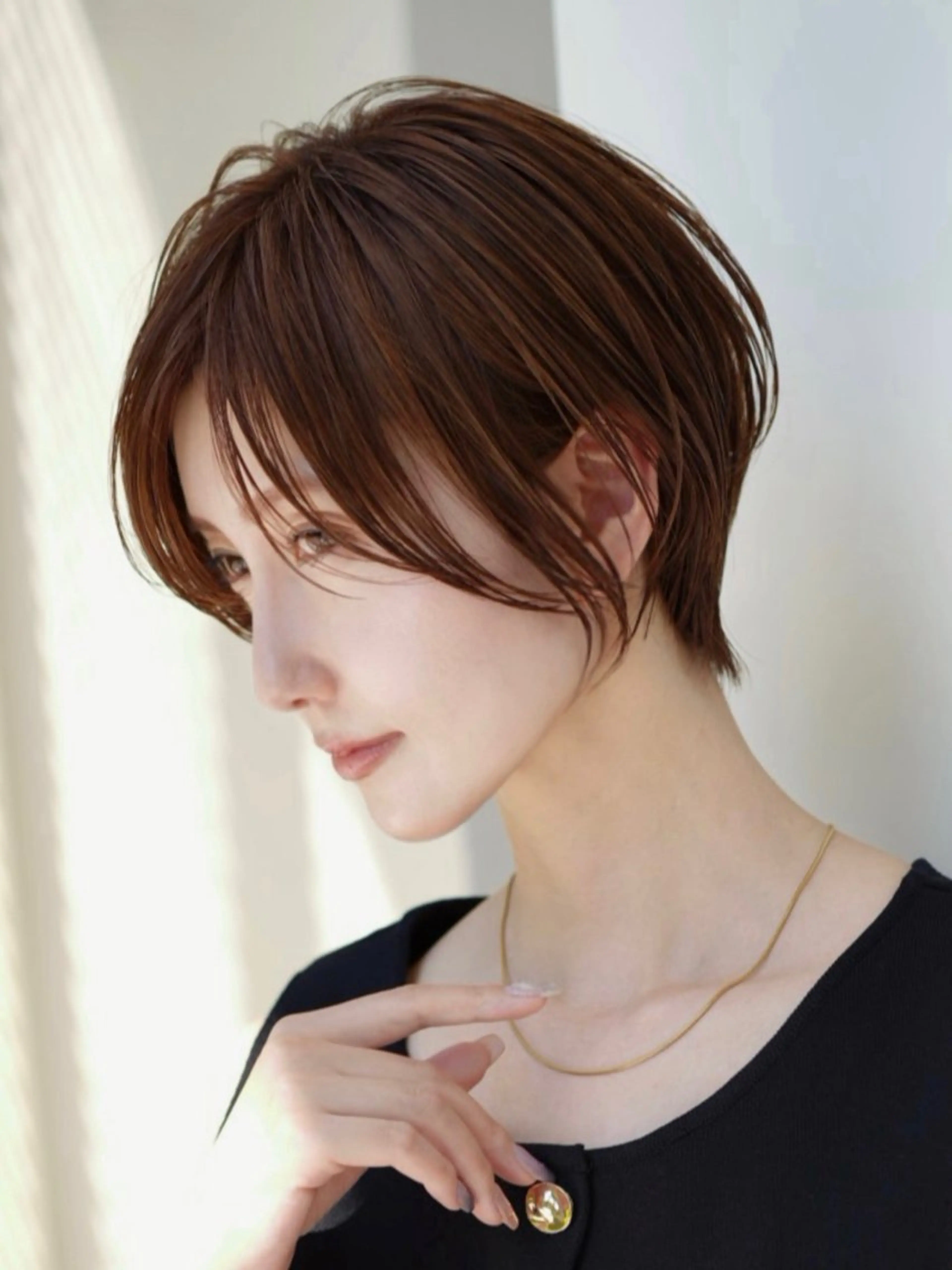 ショート カラー 髪質改善カラー ショートボブ専門のヘアスタイル