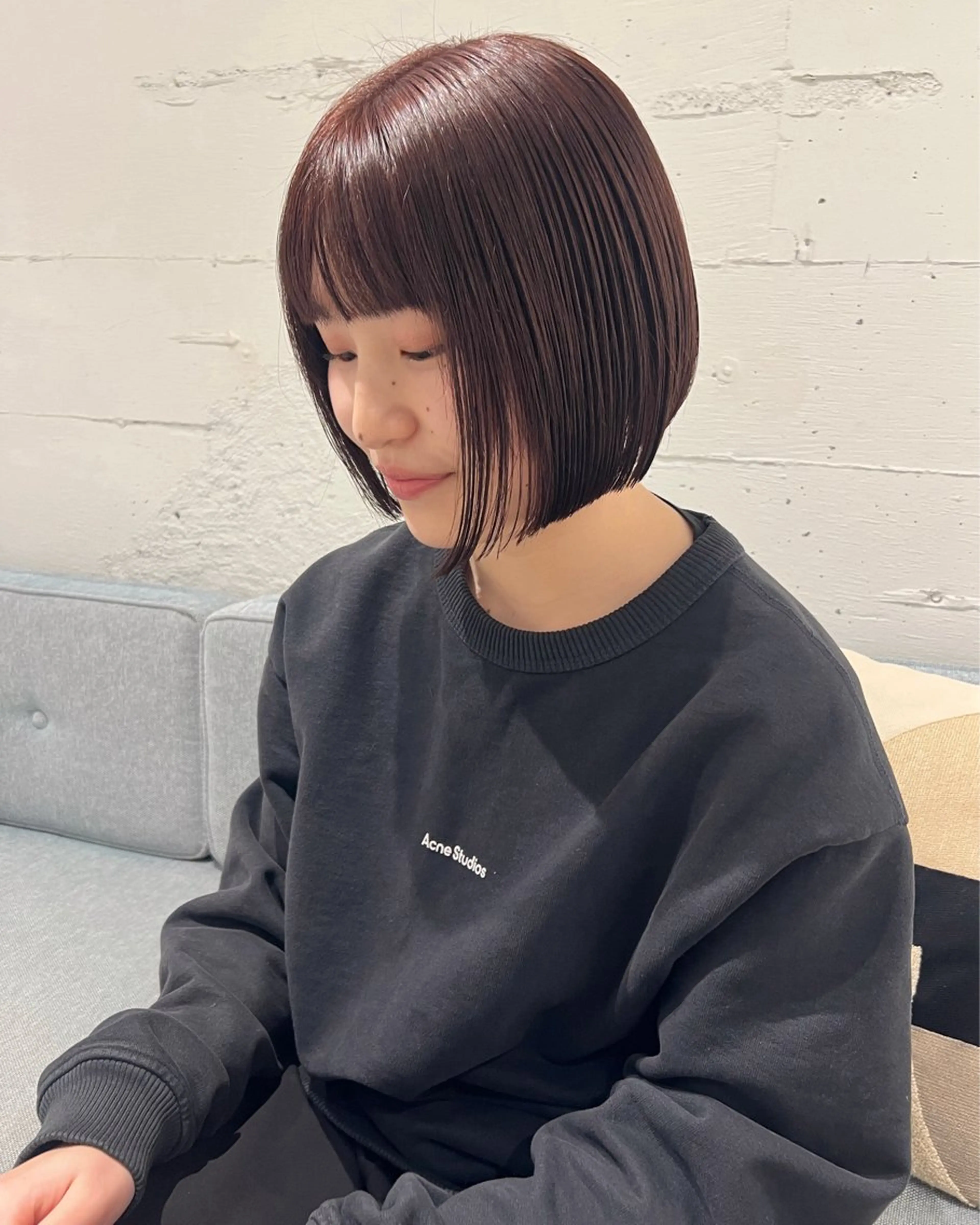 ショート カラー 峯田 優花のヘアスタイル