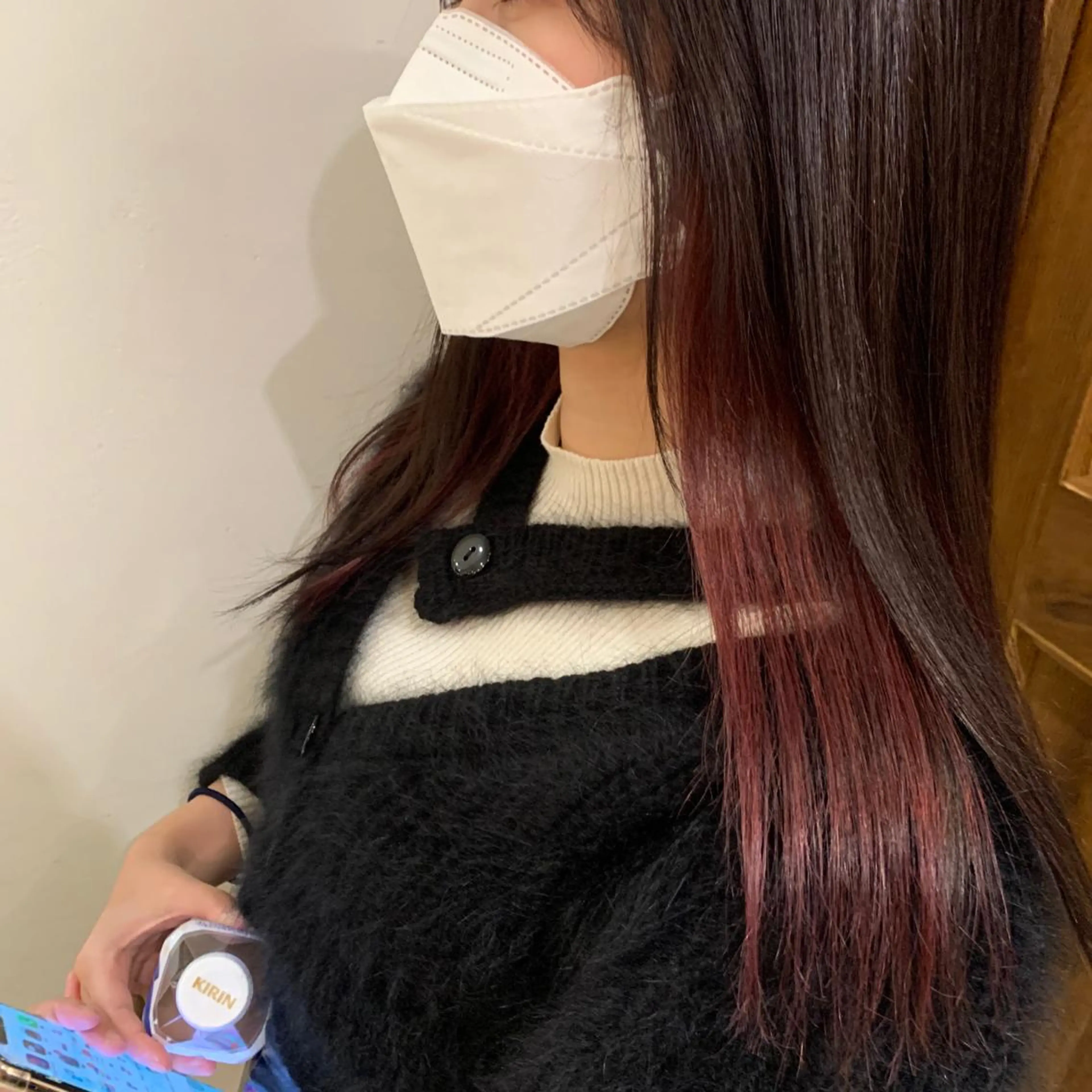 カラー ブラウンカラー ピンクカラー RIO .のヘアスタイル