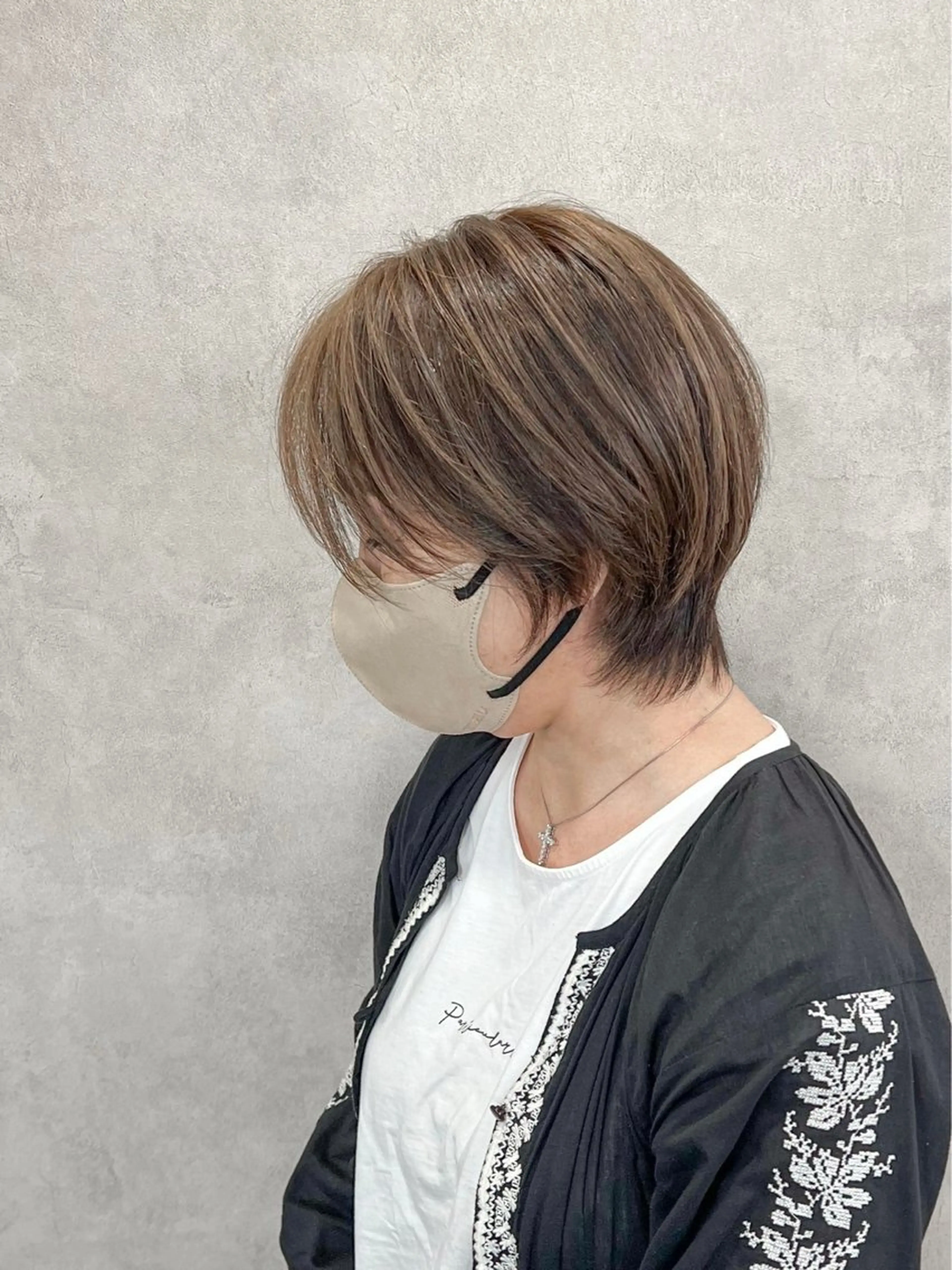 ショート カラー ヘアカラー 🫧透明感カラー /艶髪すなお🧸のヘアスタイル