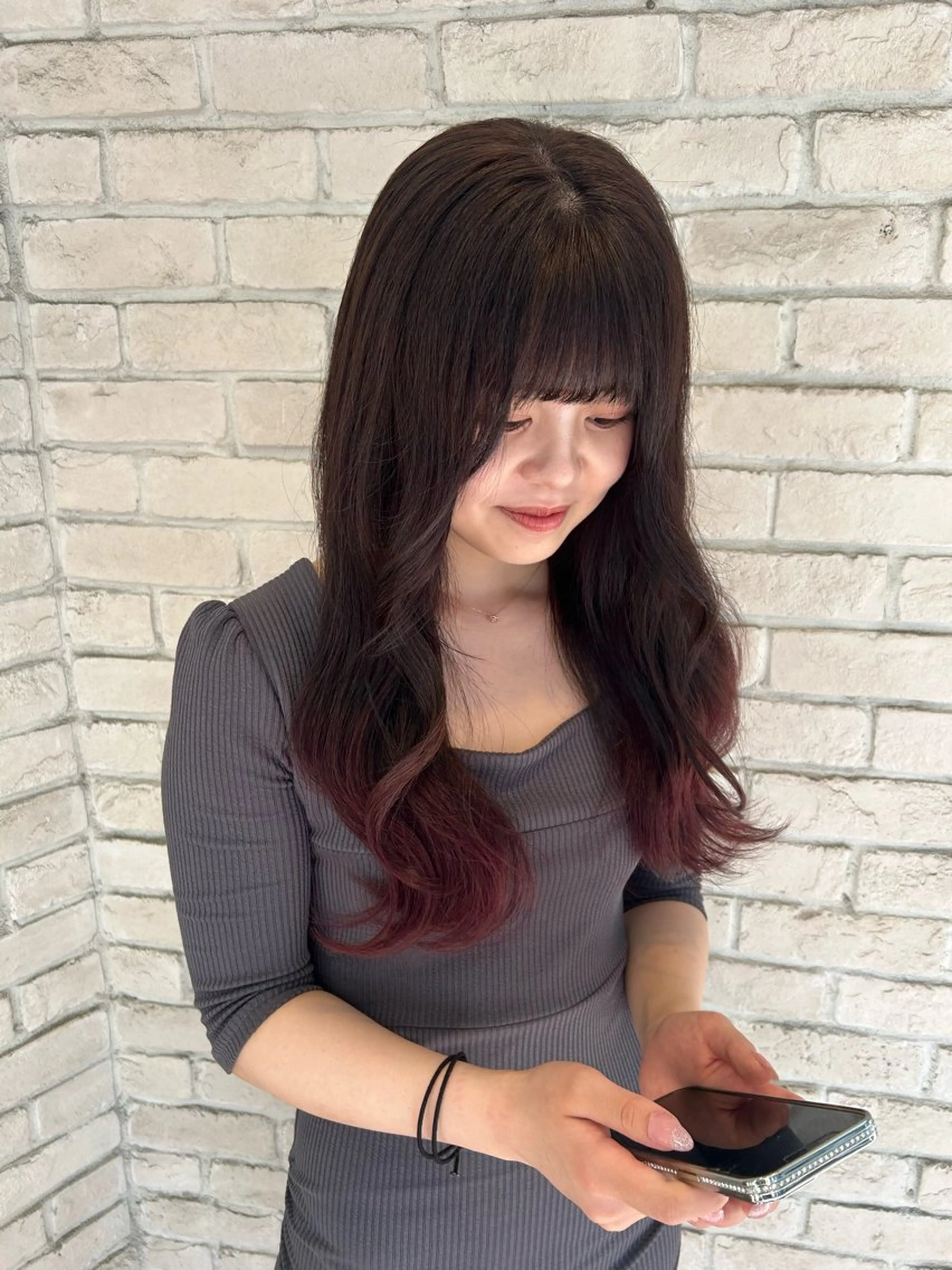 ロング カラー ヘアカラー 🧃暖色カラー/🪷 アレンジ/　yunaのヘアスタイル